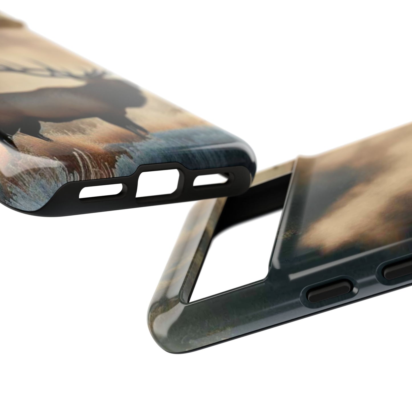 Phone Case - Elk on a Frosty Morning Design