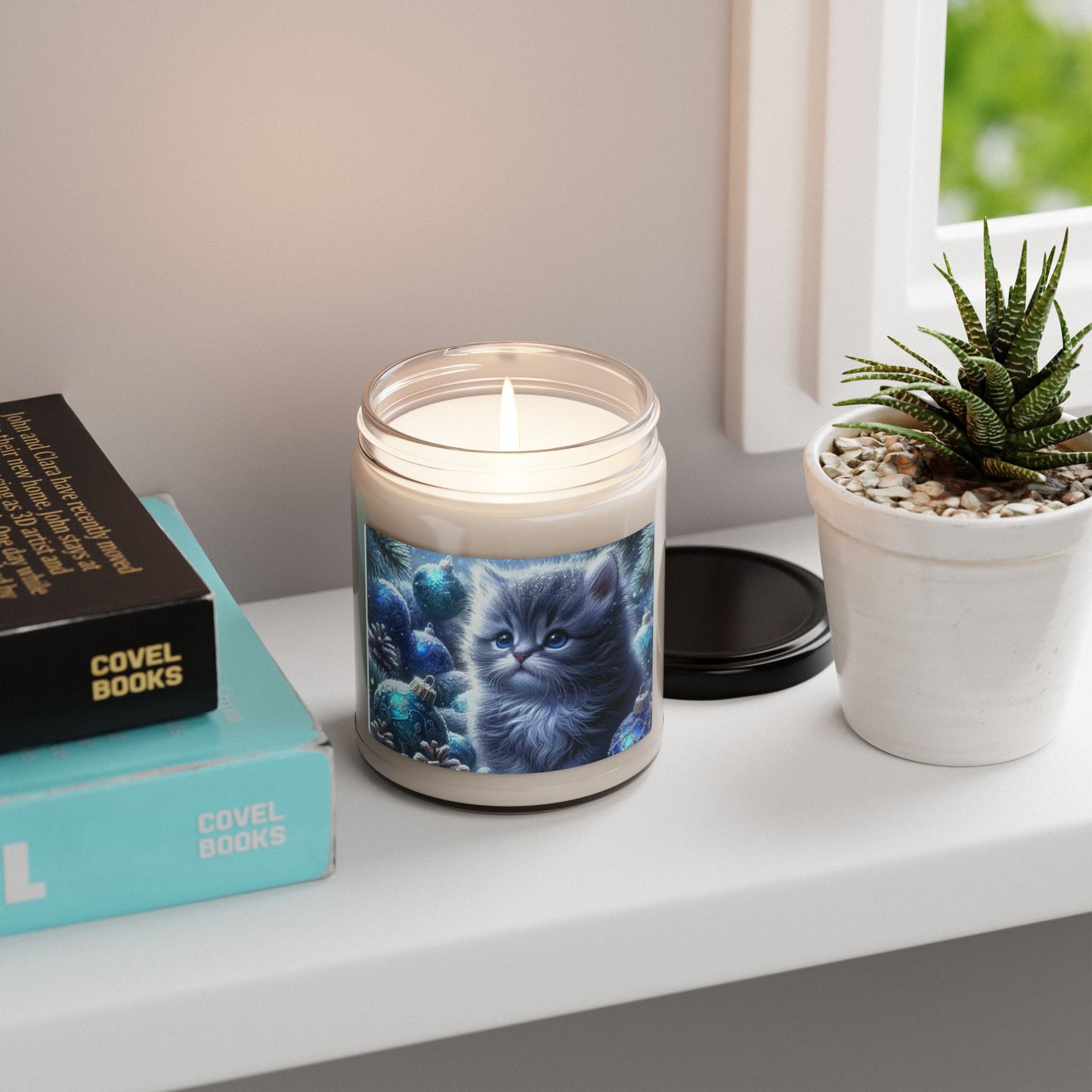 Kitty Scented Soy Candle, 9oz