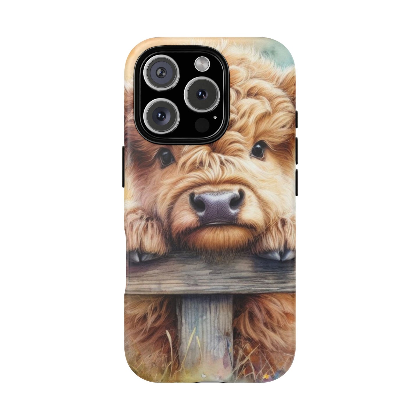 Tough Cases - Cute Highland Cow iPhone Case