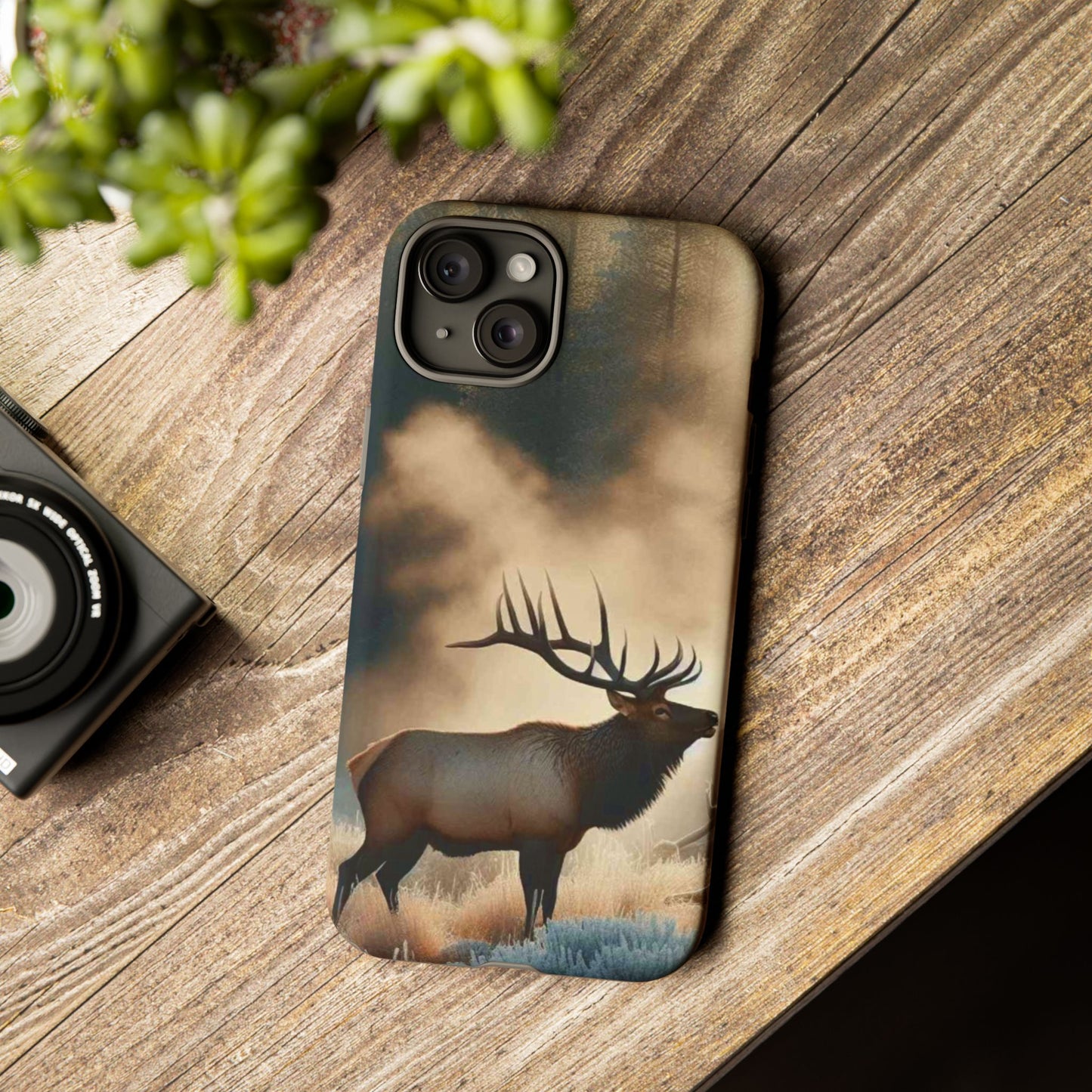 Phone Case - Elk on a Frosty Morning Design