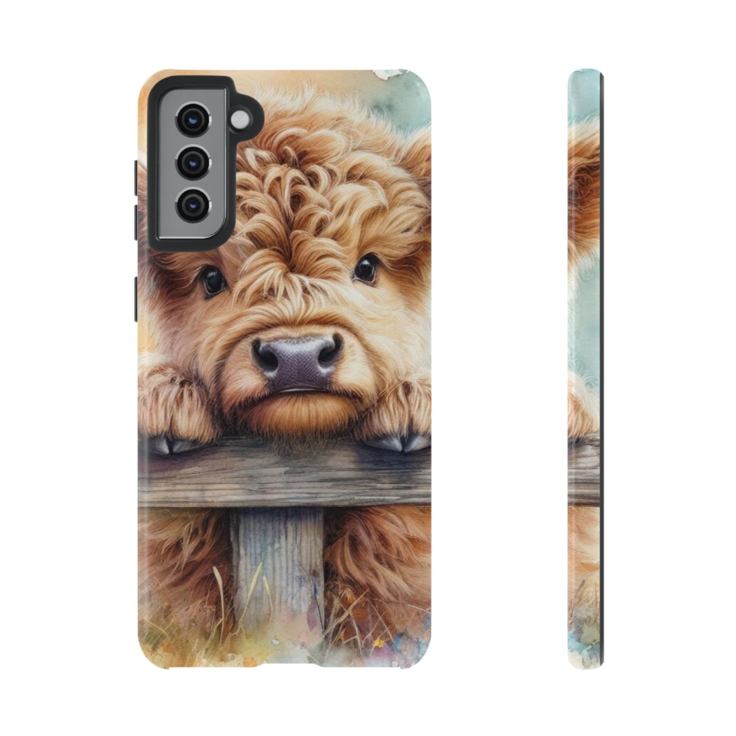 Tough Cases - Cute Highland Cow iPhone Case
