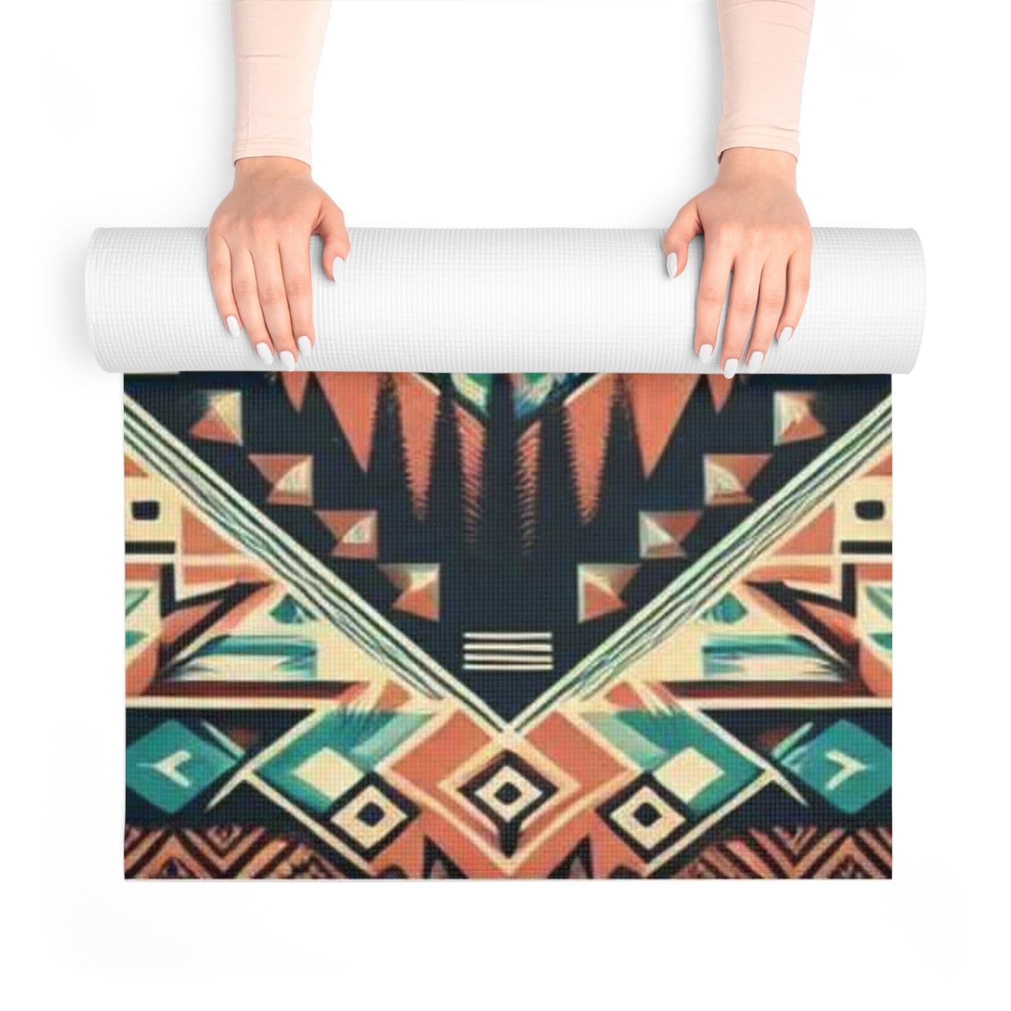 Foam Yoga Mat - native print