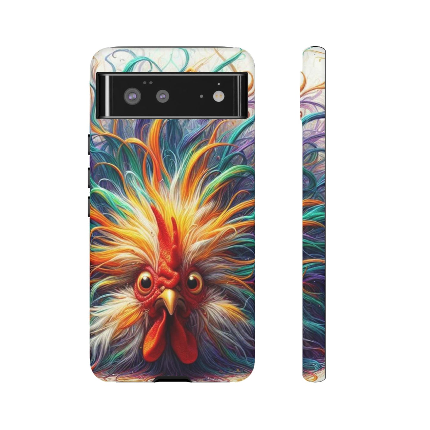 Phone Case - Frazzled Feather Friend Tough Case