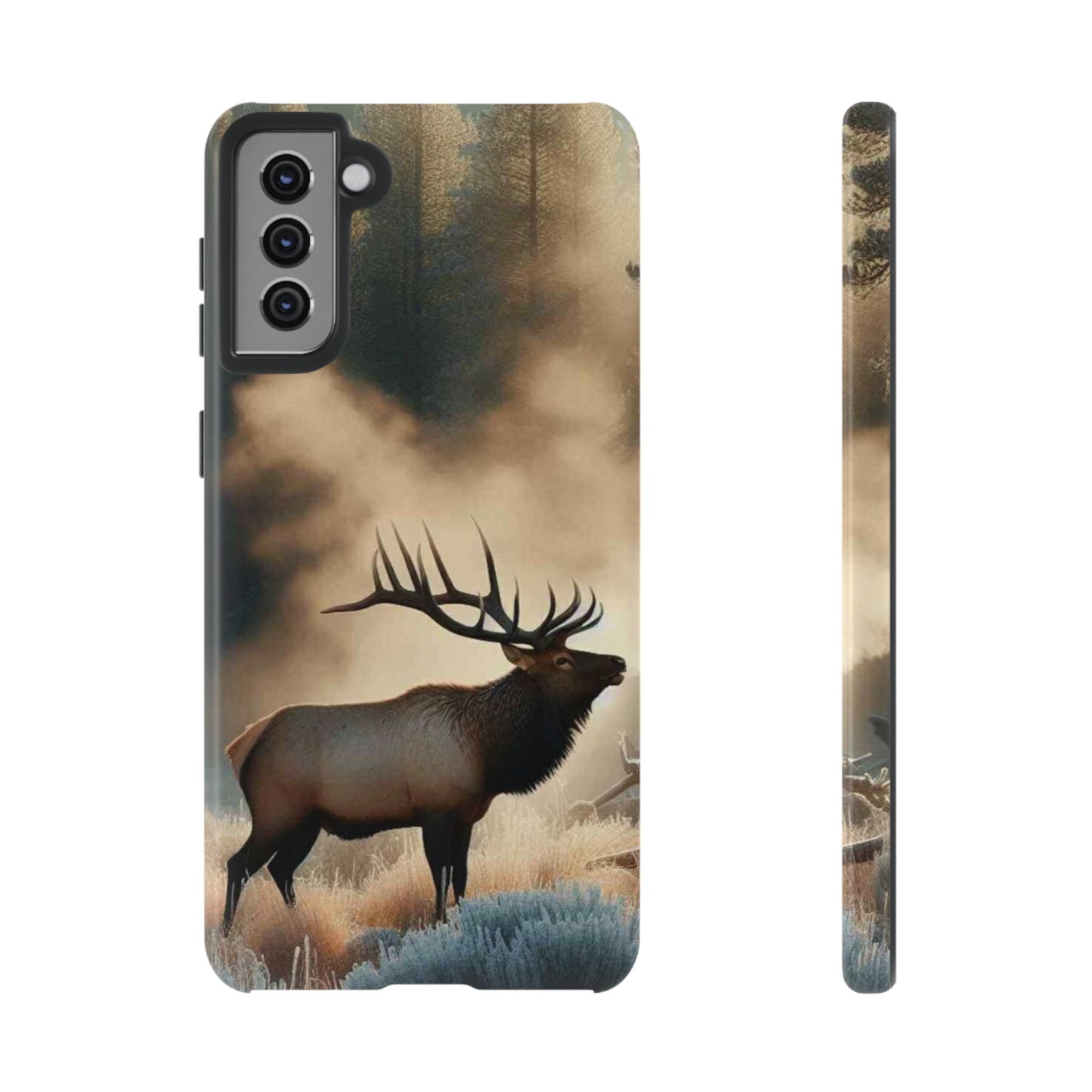 Phone Case - Elk on a Frosty Morning Design