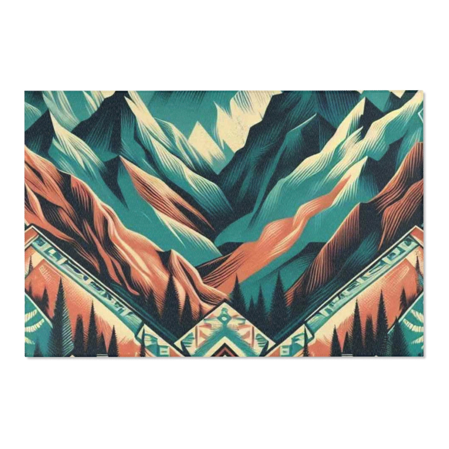 Area Rugs , native print