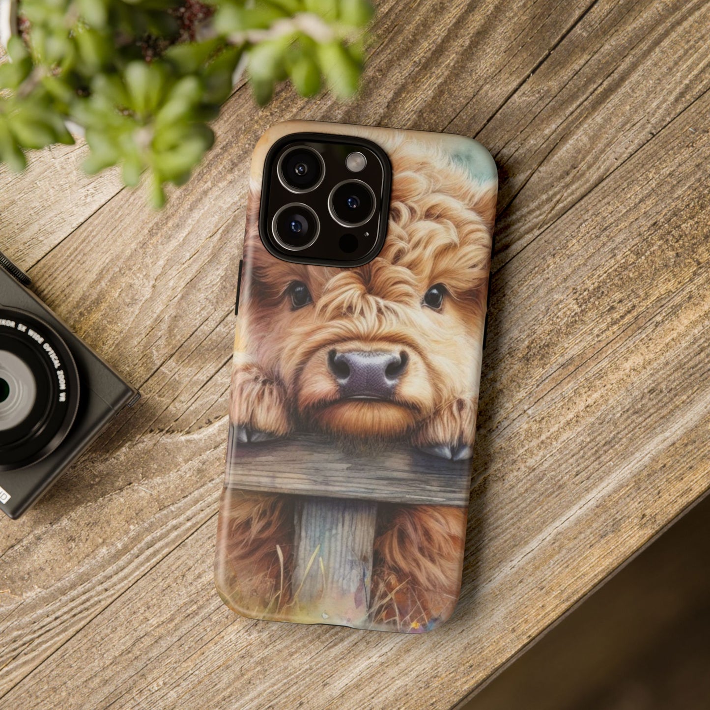 Tough Cases - Cute Highland Cow iPhone Case
