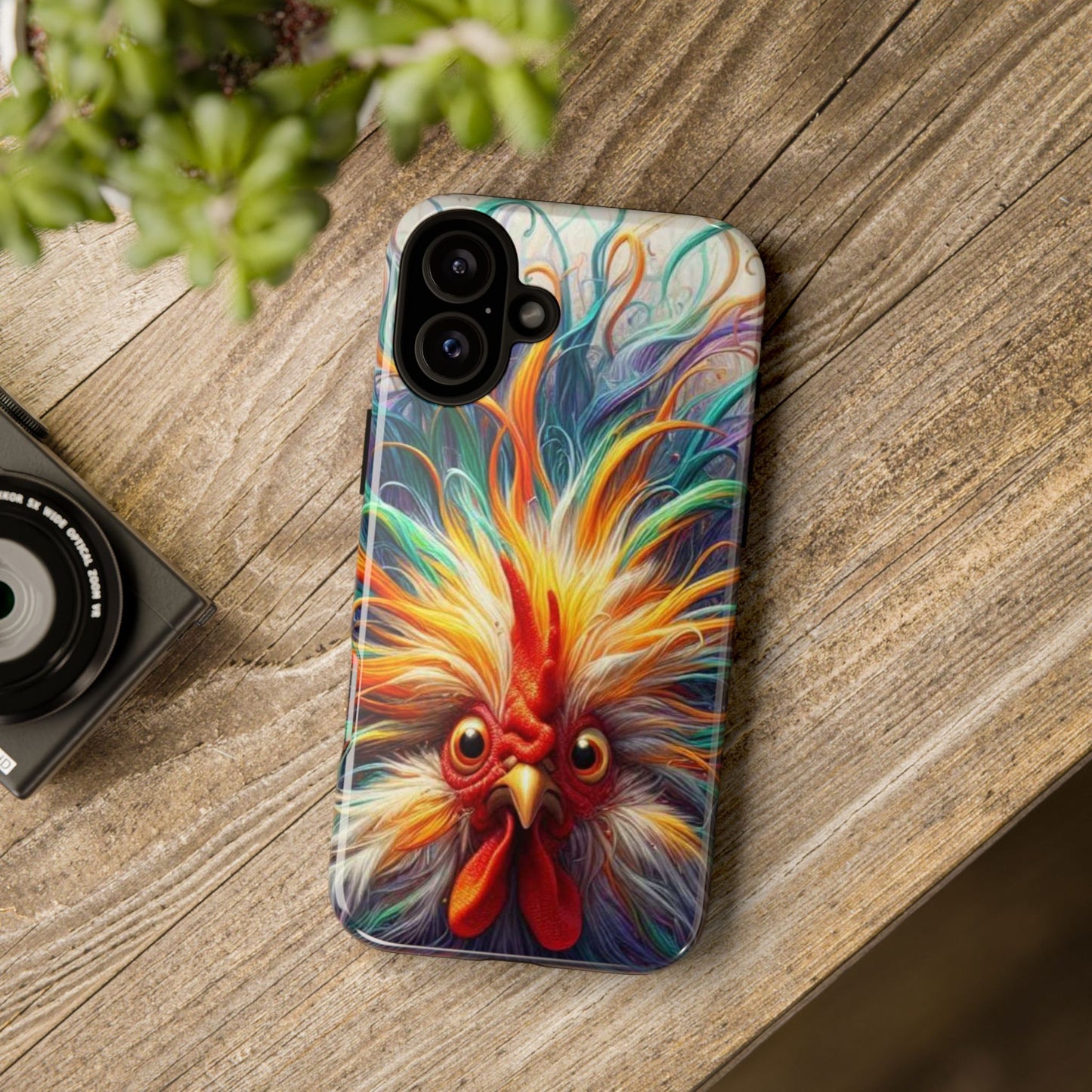 Phone Case - Frazzled Feather Friend Tough Case