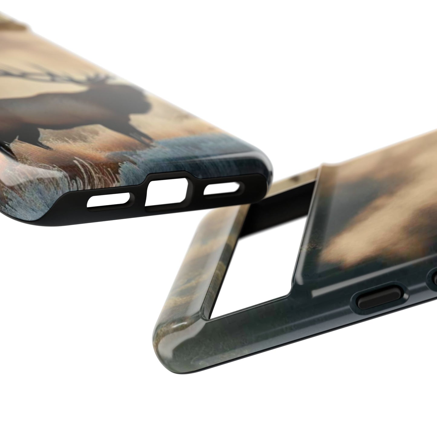 Phone Case - Elk on a Frosty Morning Design