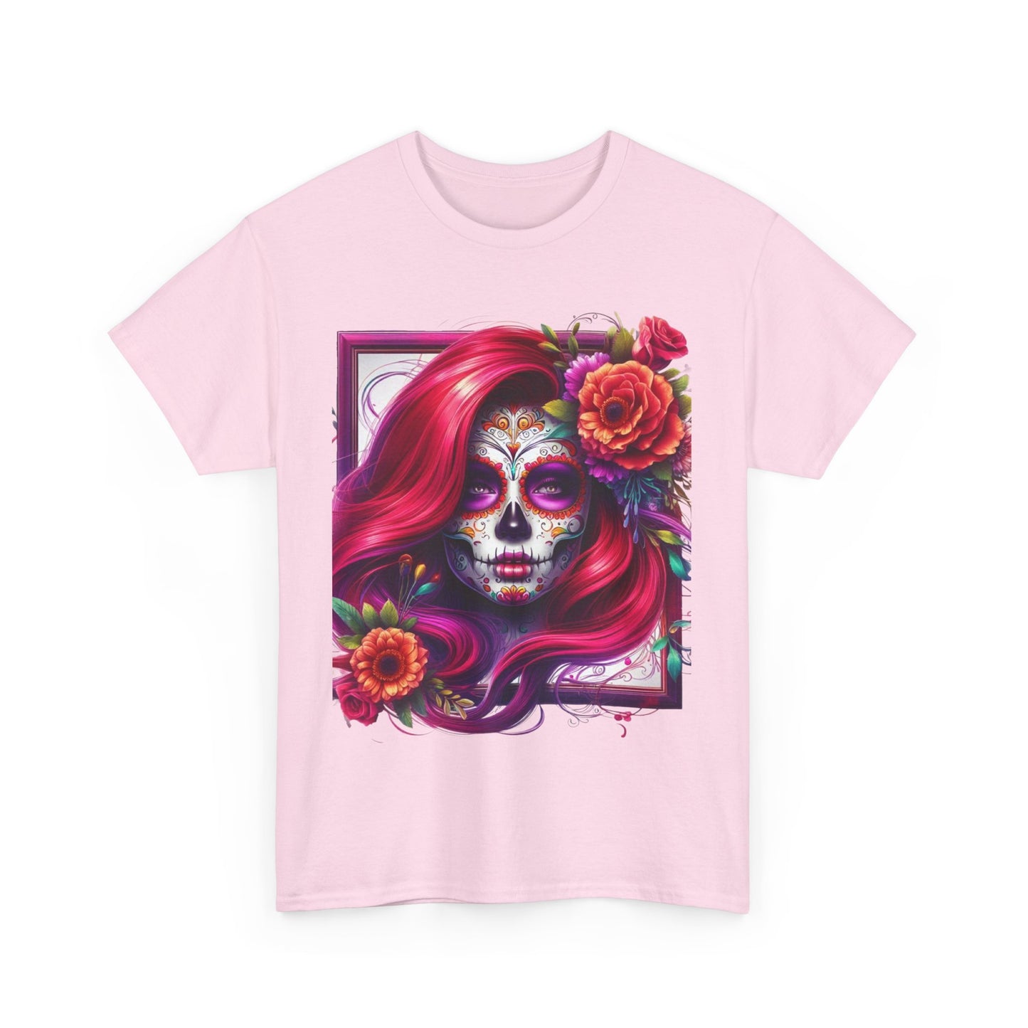 Unisex Heavy Cotton Tee sugar skull