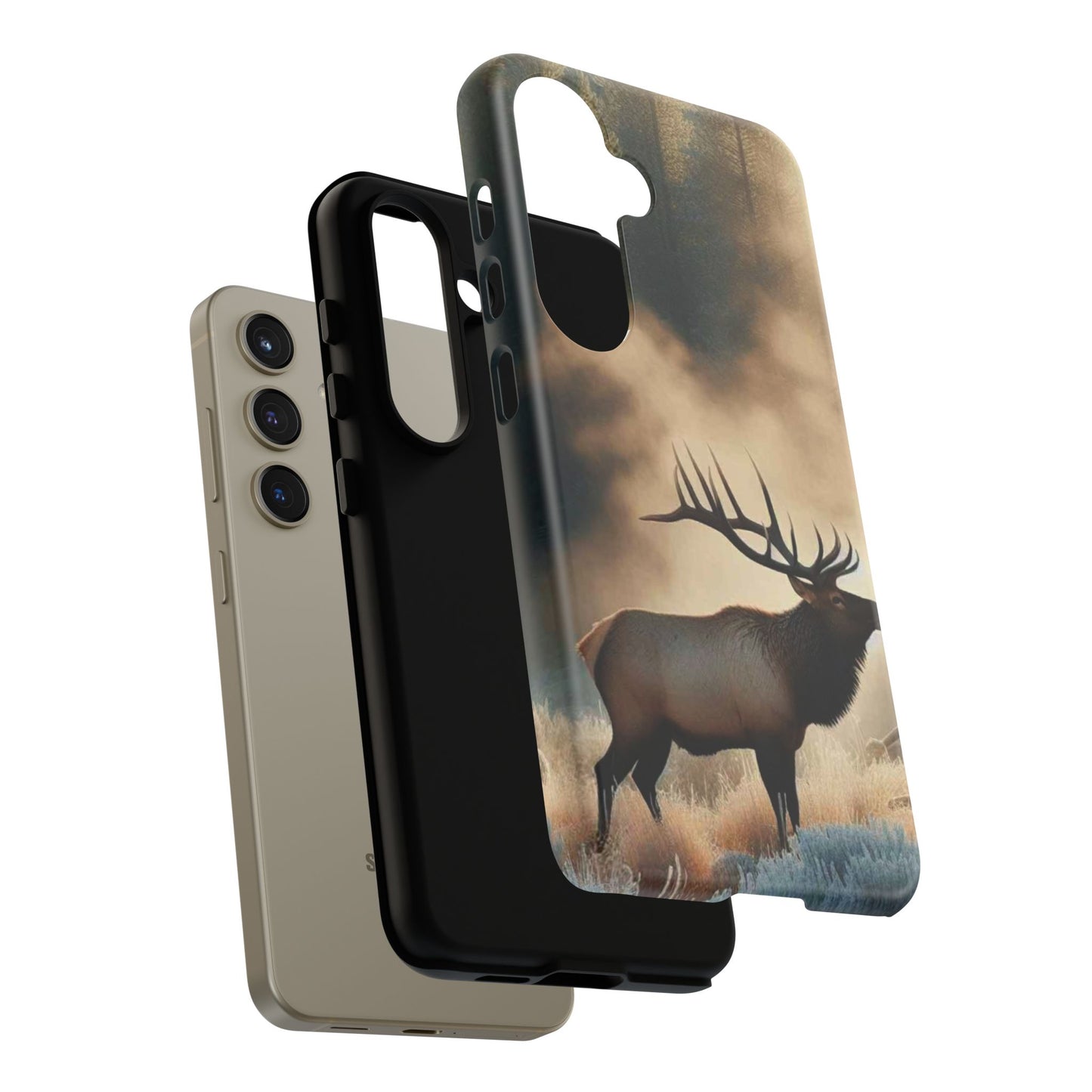 Phone Case - Elk on a Frosty Morning Design