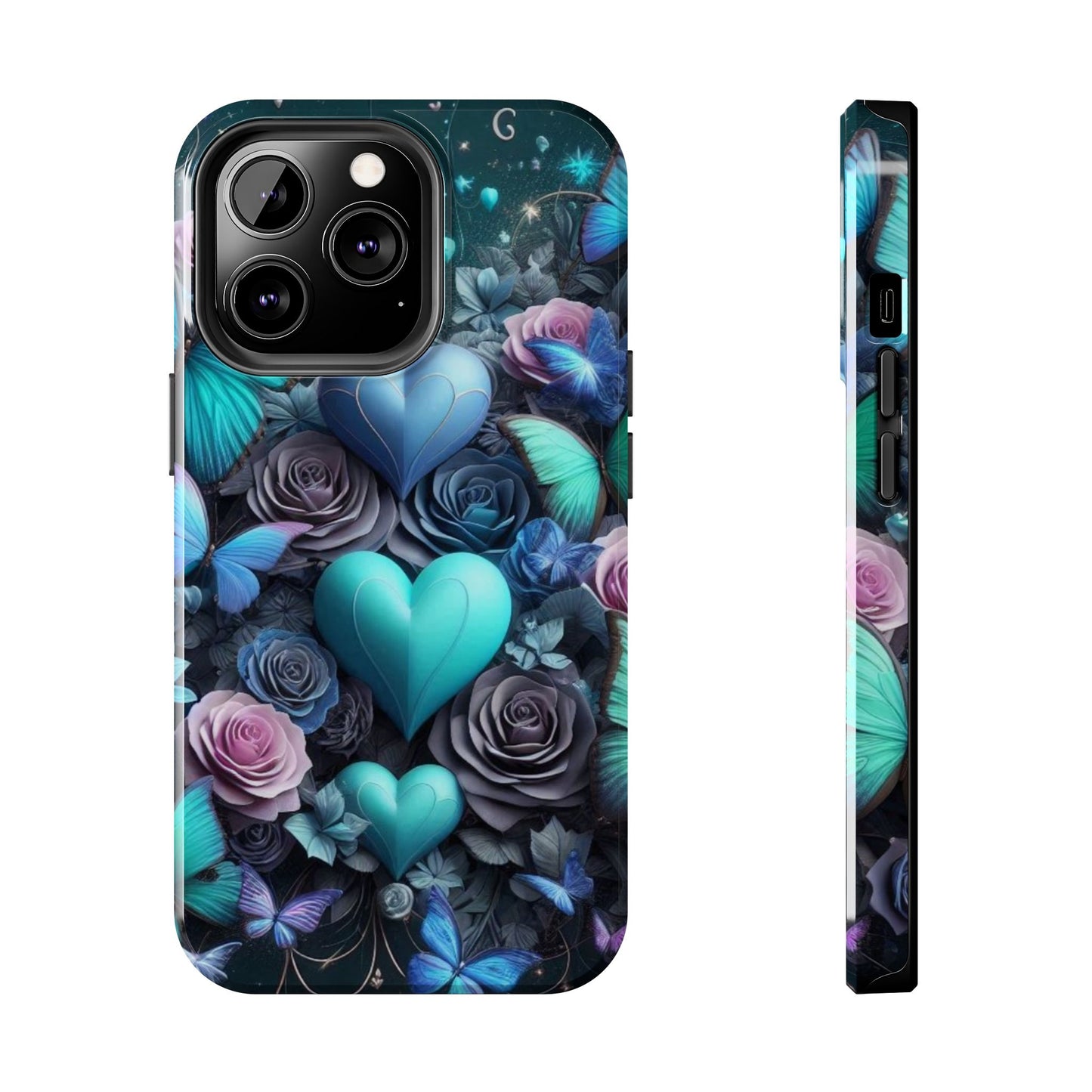 Tough Phone Cases butterfly heart