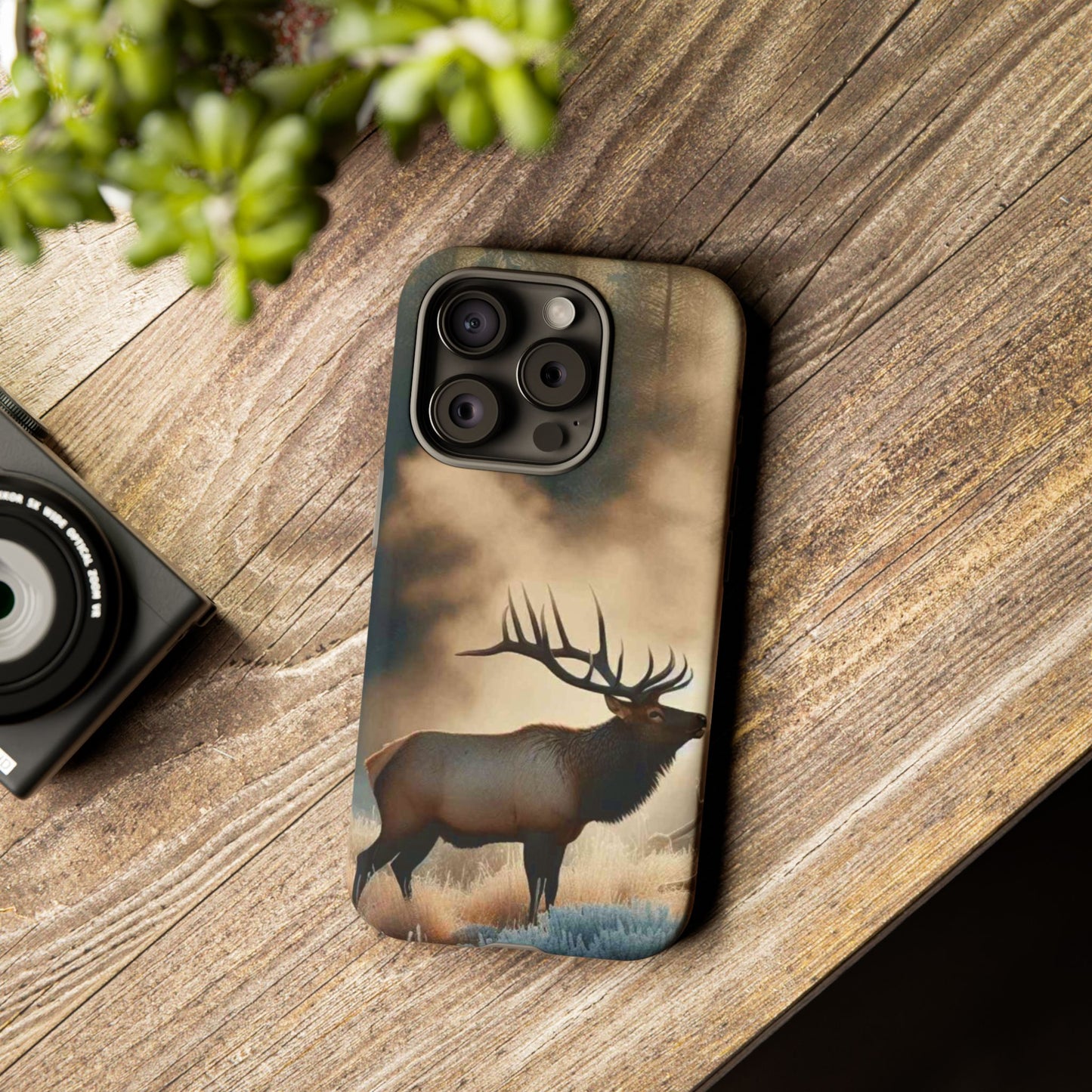 Phone Case - Elk on a Frosty Morning Design