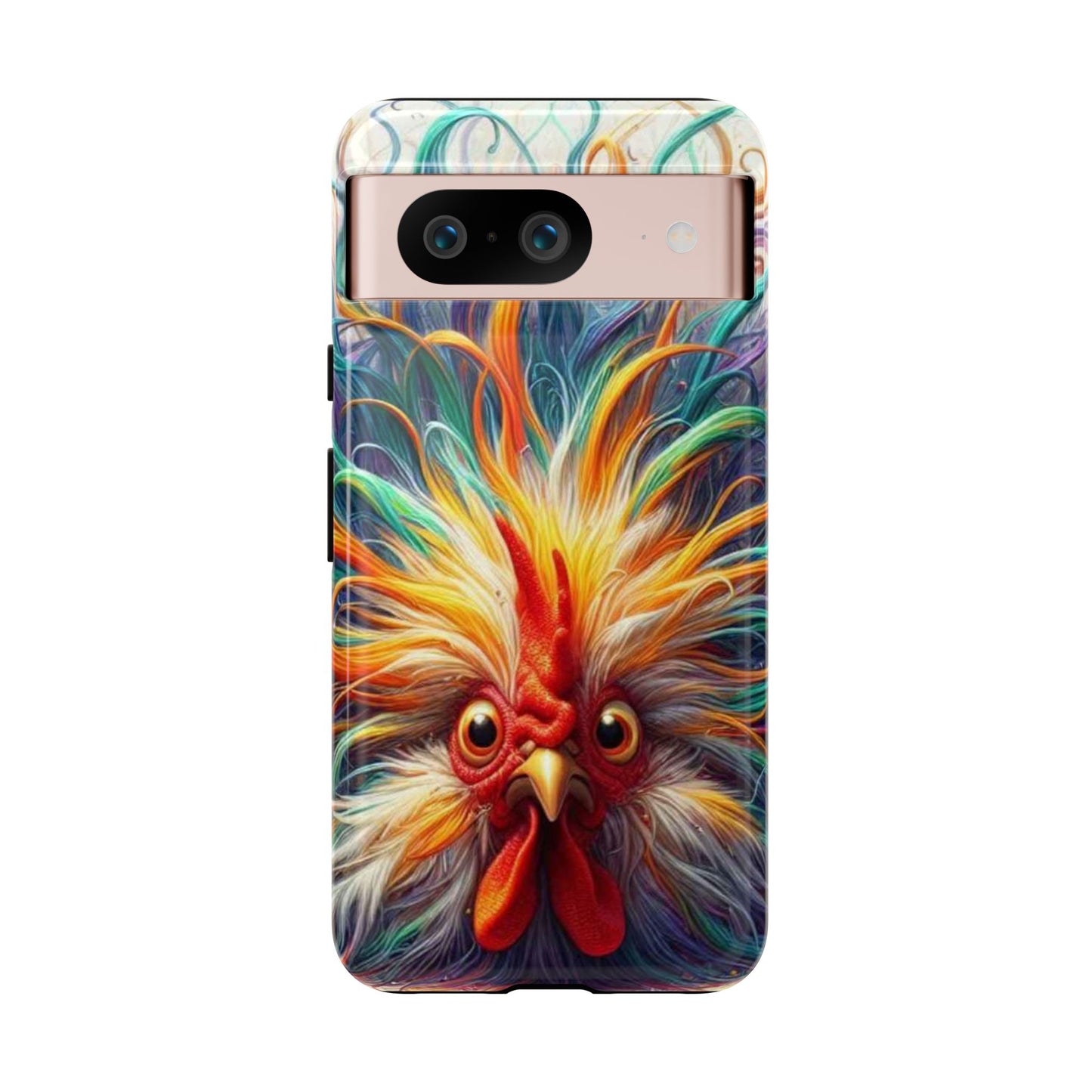 Phone Case - Frazzled Feather Friend Tough Case