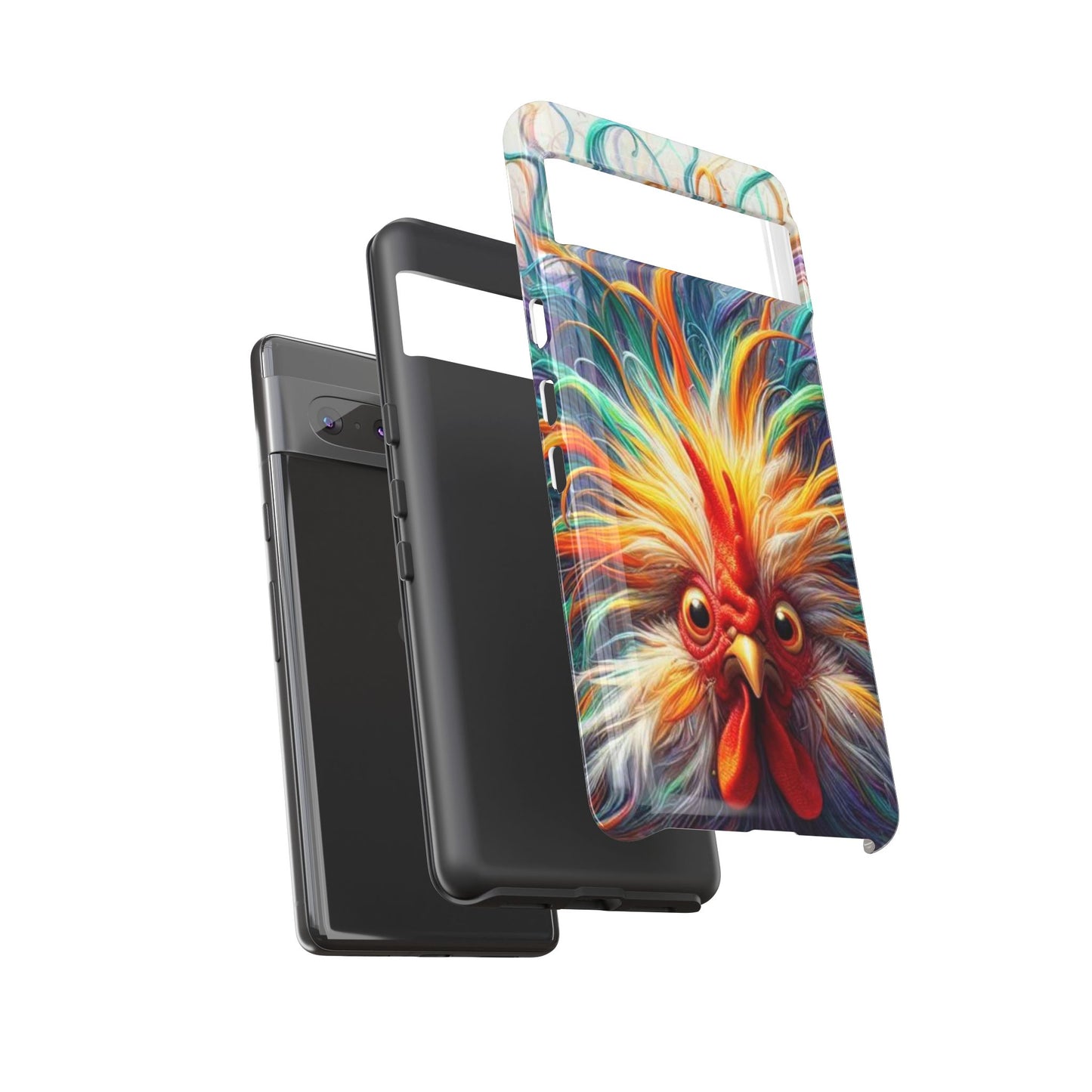 Phone Case - Frazzled Feather Friend Tough Case
