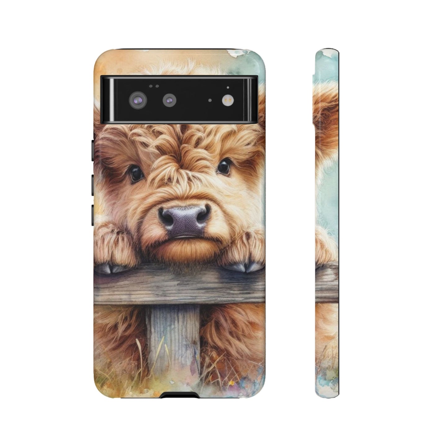 Tough Cases - Cute Highland Cow iPhone Case