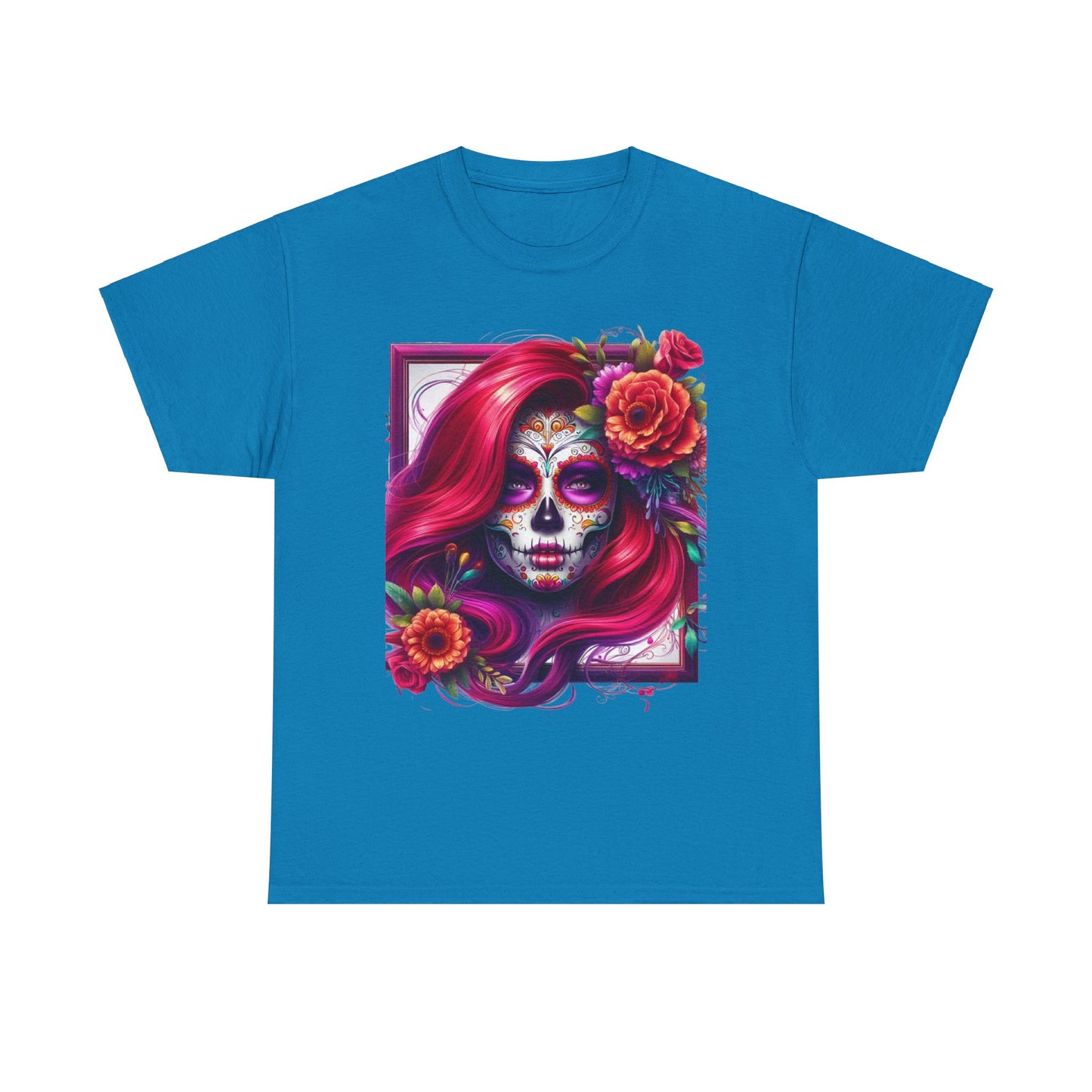 Unisex Heavy Cotton Tee sugar skull