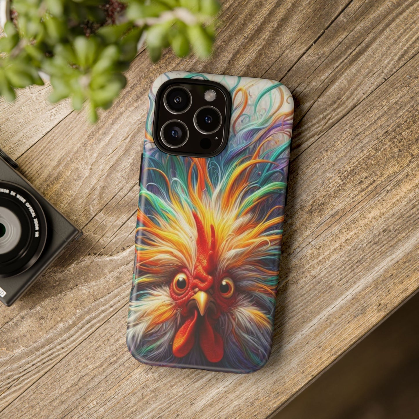 Phone Case - Frazzled Feather Friend Tough Case