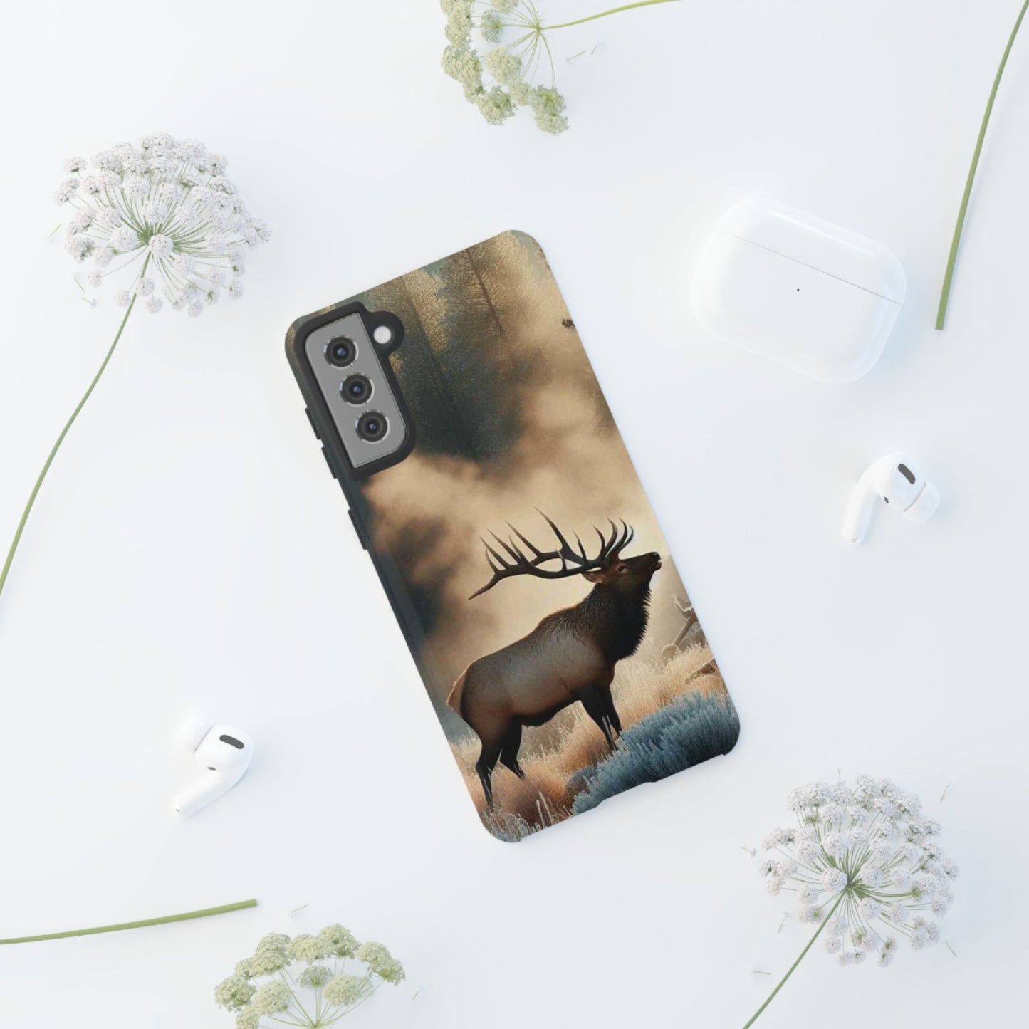 Phone Case - Elk on a Frosty Morning Design