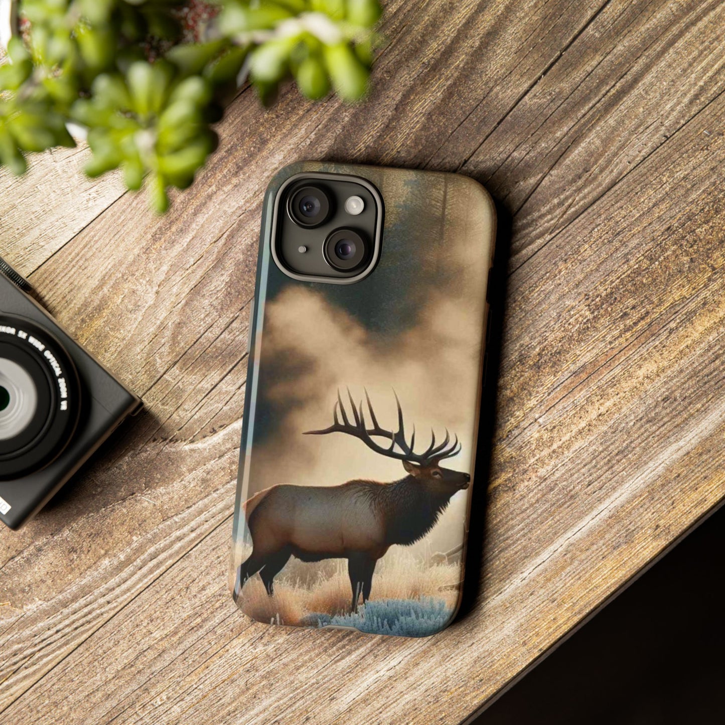 Phone Case - Elk on a Frosty Morning Design