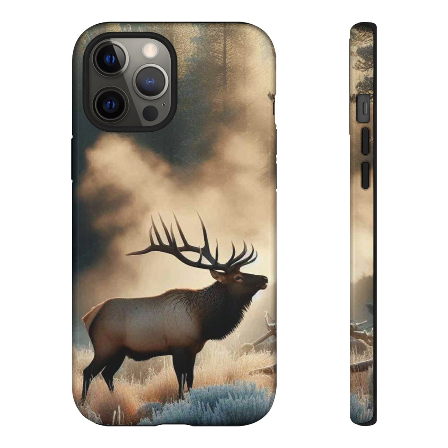 Phone Case - Elk on a Frosty Morning Design
