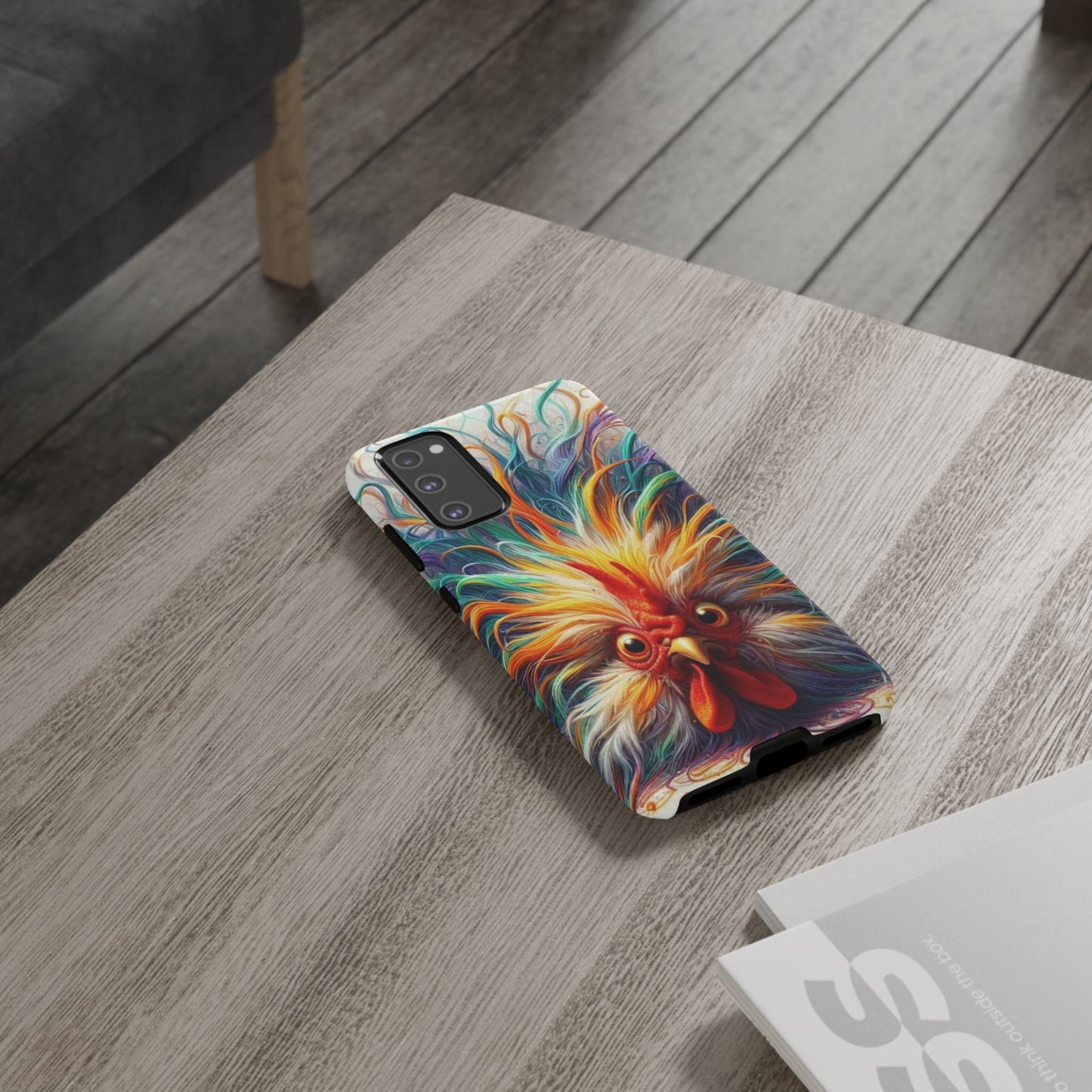 Phone Case - Frazzled Feather Friend Tough Case