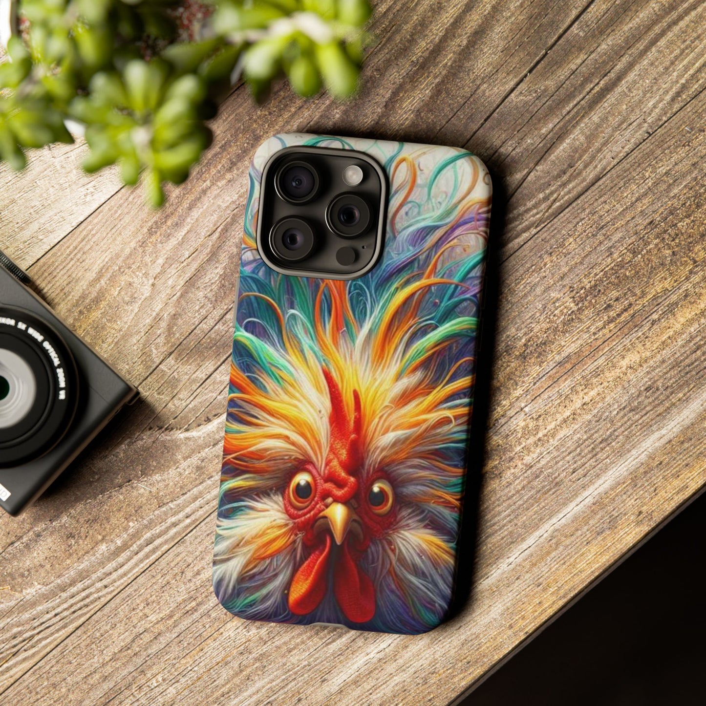 Phone Case - Frazzled Feather Friend Tough Case