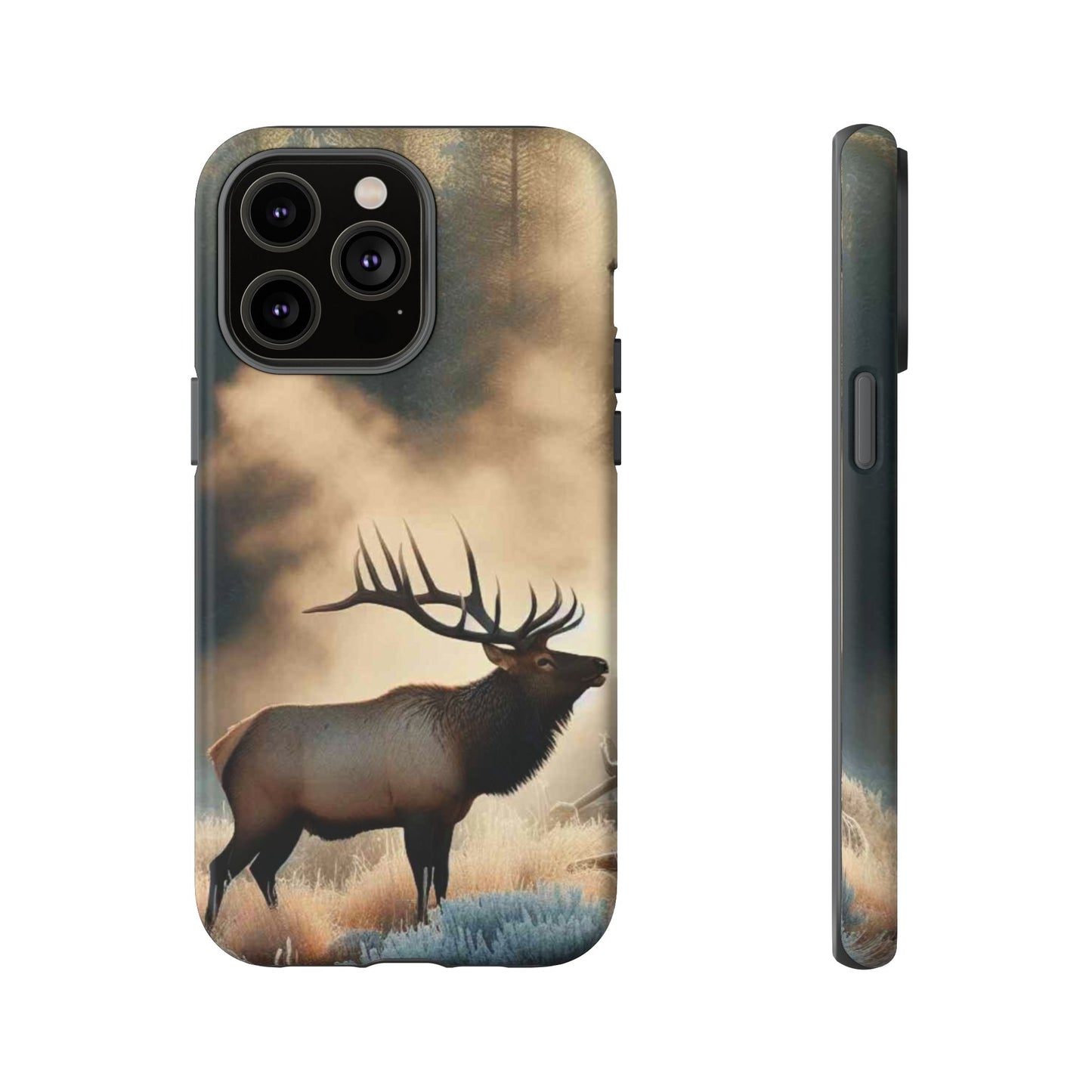 Phone Case - Elk on a Frosty Morning Design