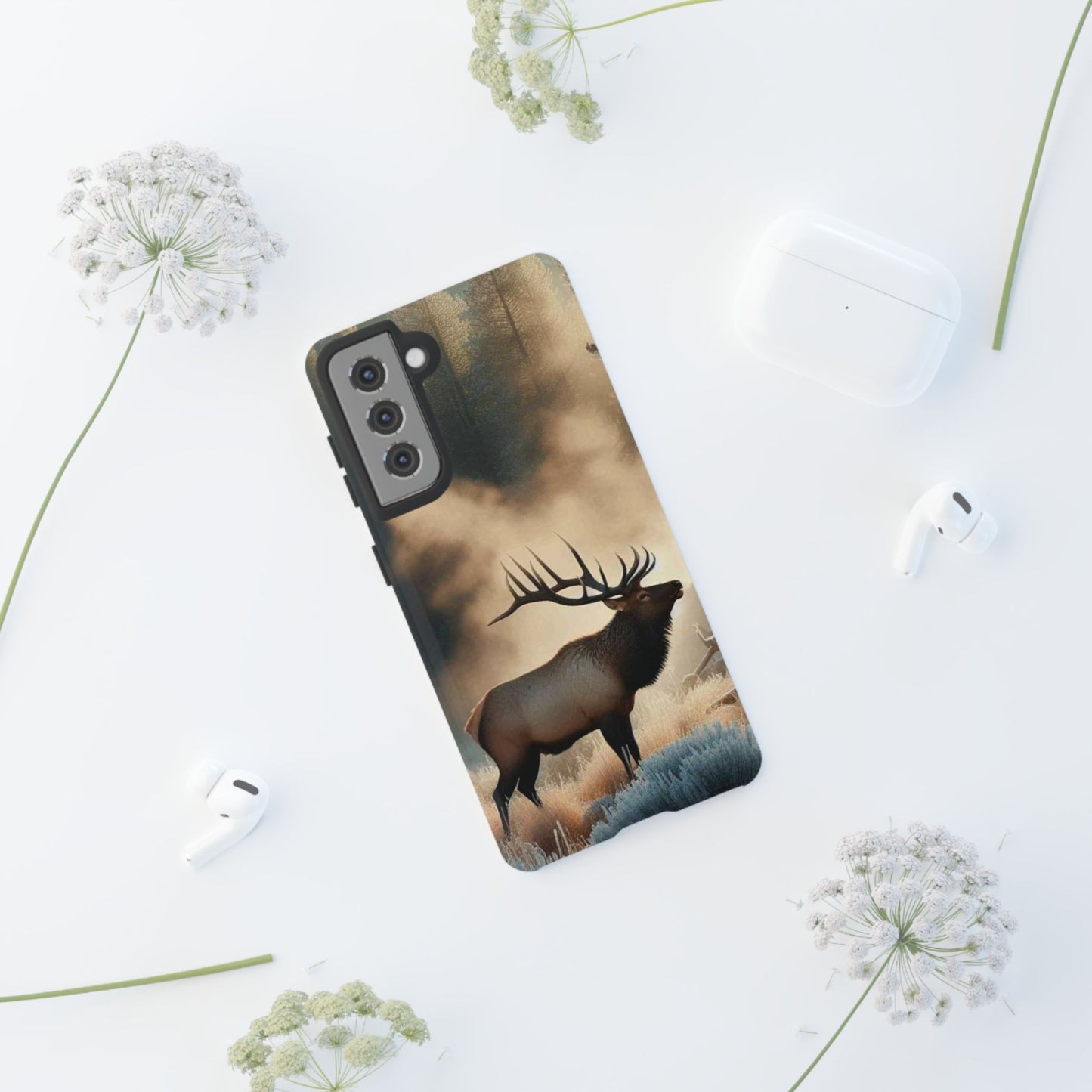 Phone Case - Elk on a Frosty Morning Design