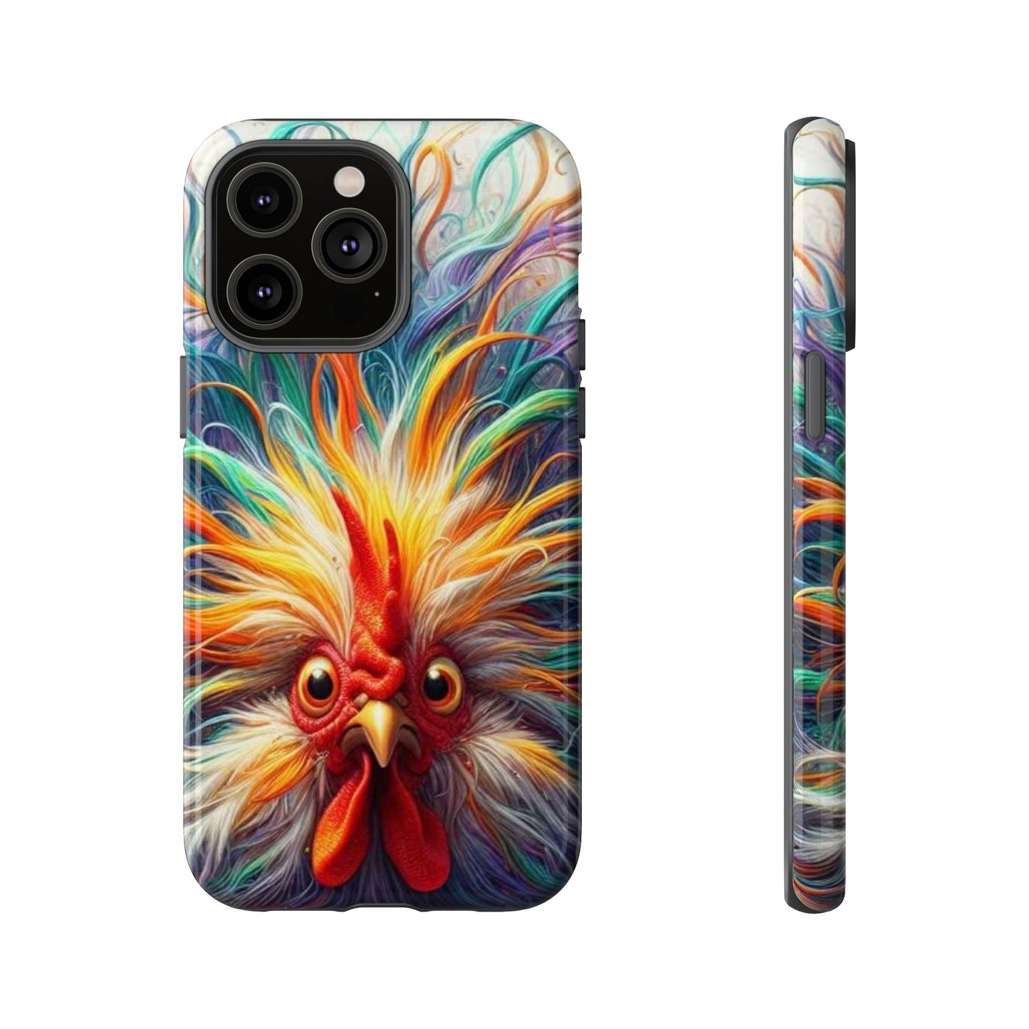 Phone Case - Frazzled Feather Friend Tough Case