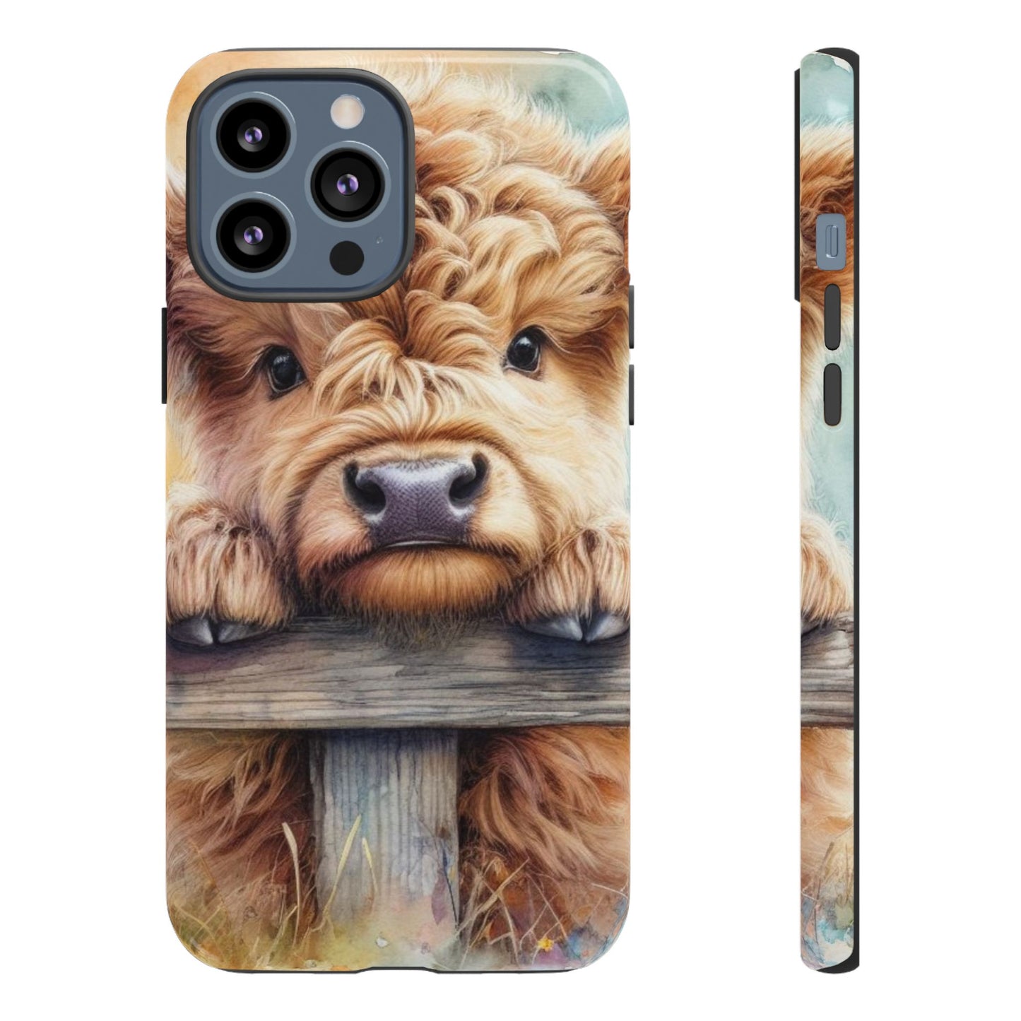 Tough Cases - Cute Highland Cow iPhone Case