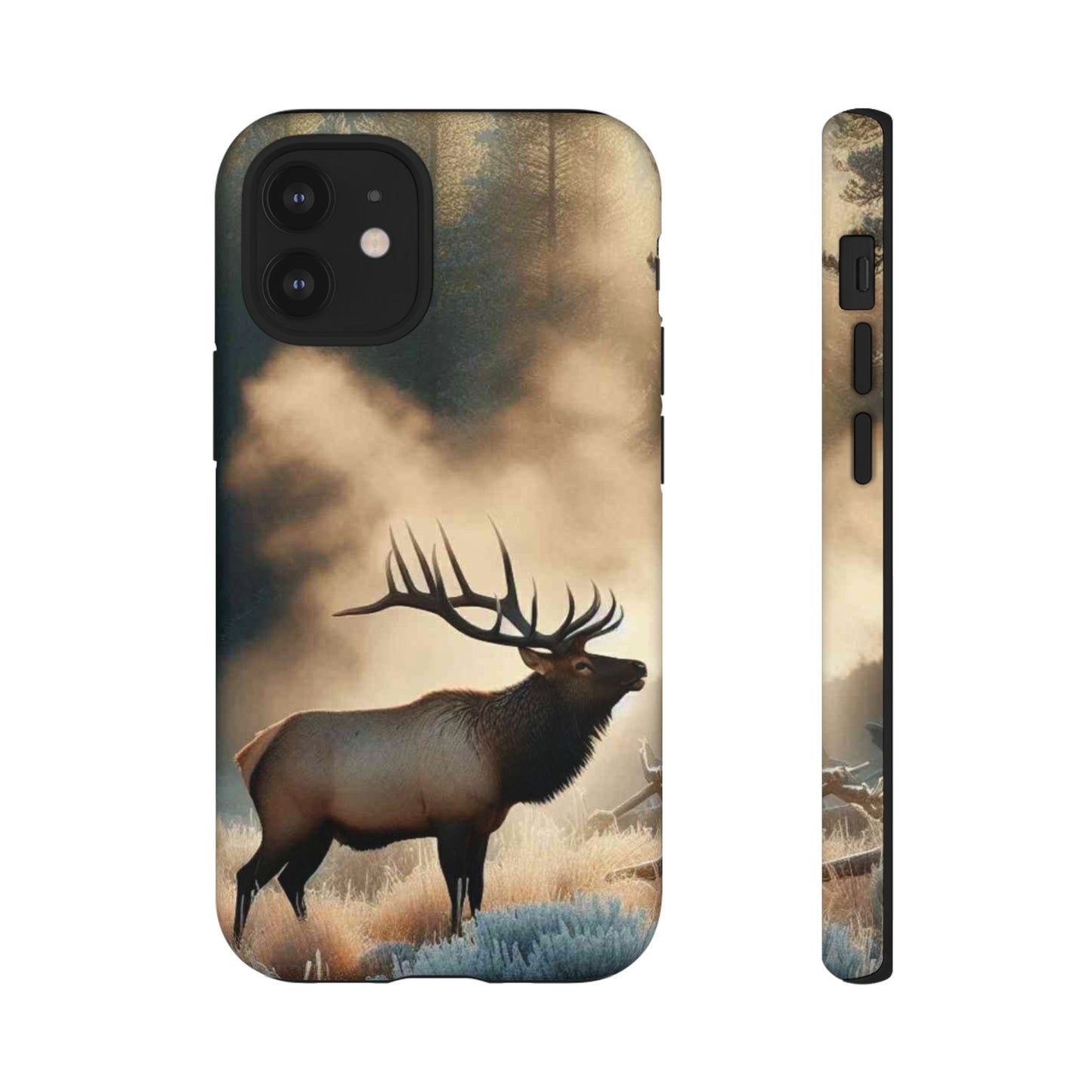 Phone Case - Elk on a Frosty Morning Design