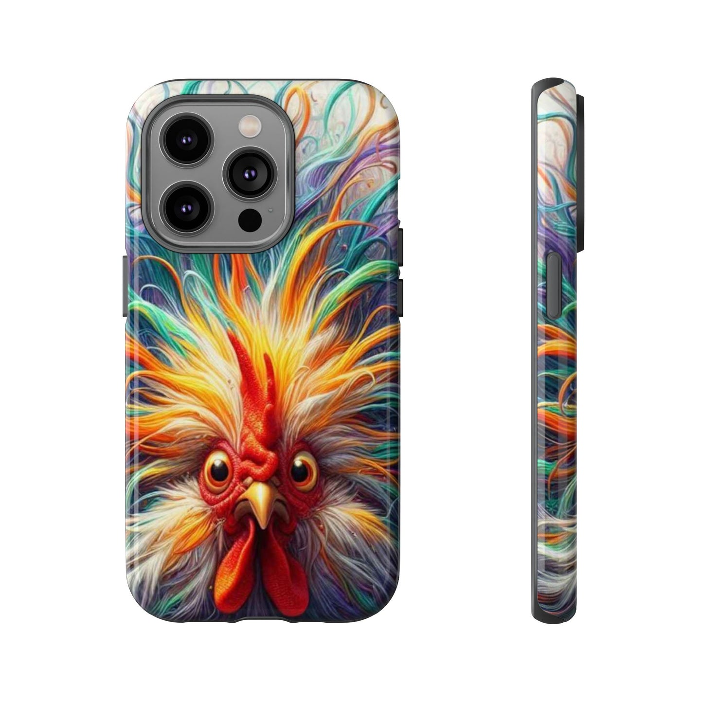 Phone Case - Frazzled Feather Friend Tough Case