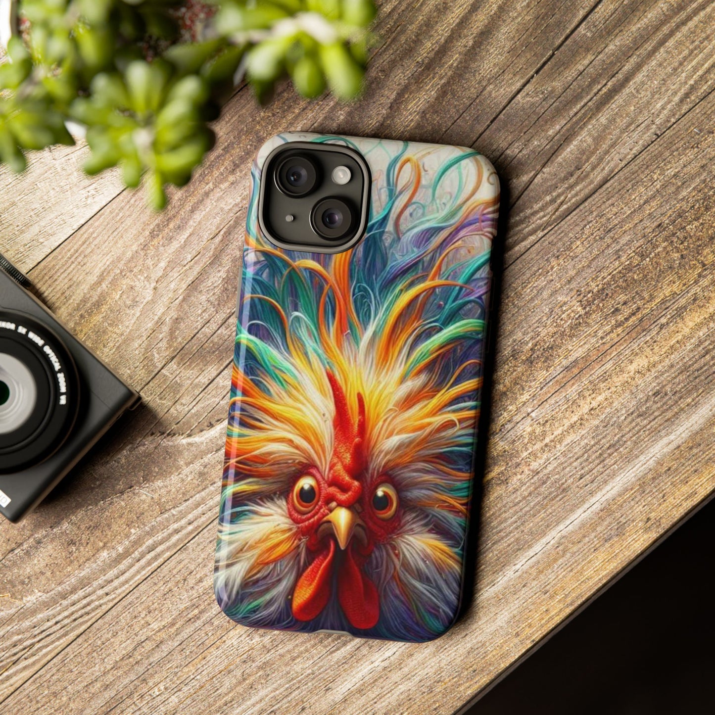 Phone Case - Frazzled Feather Friend Tough Case