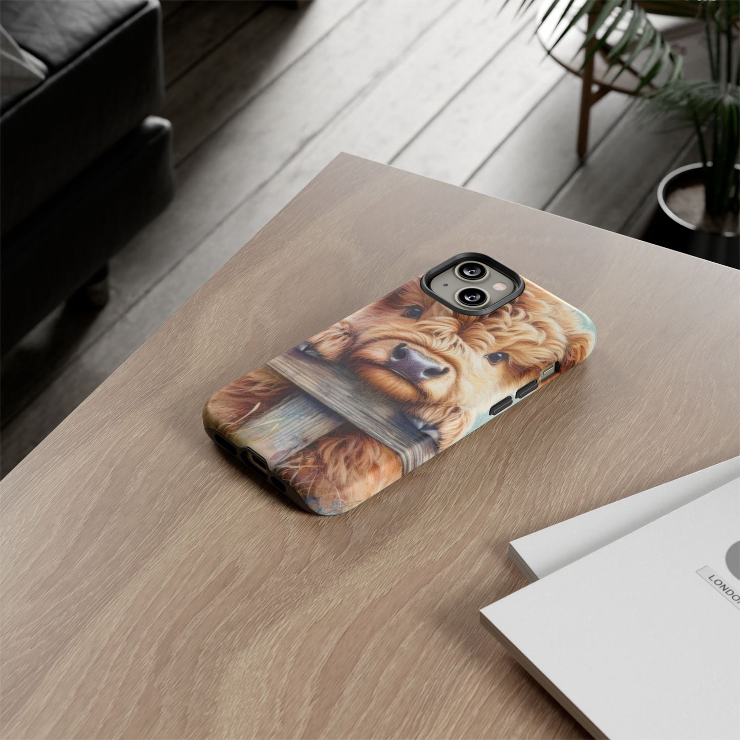 Tough Cases - Cute Highland Cow iPhone Case