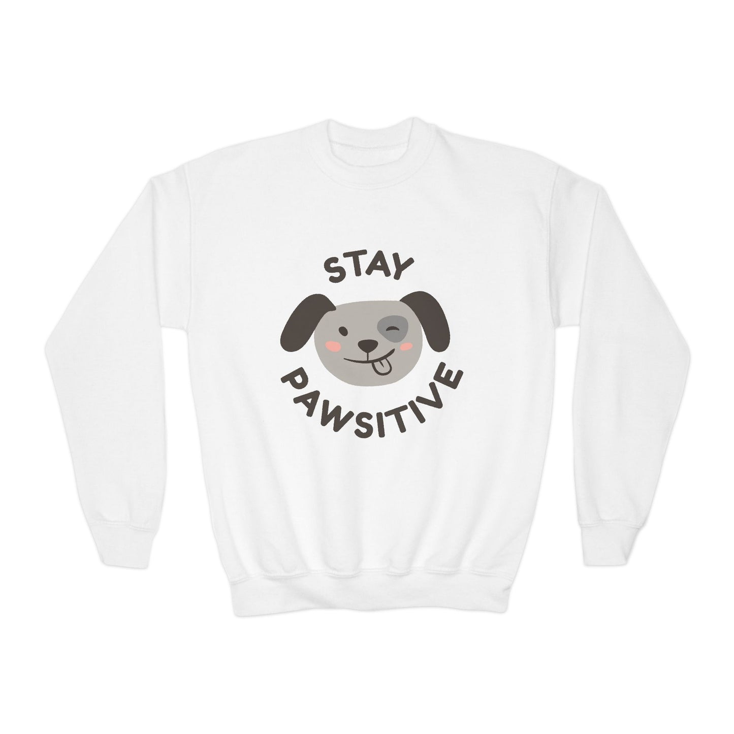 Stay Pawsitive Youth Sweatshirt