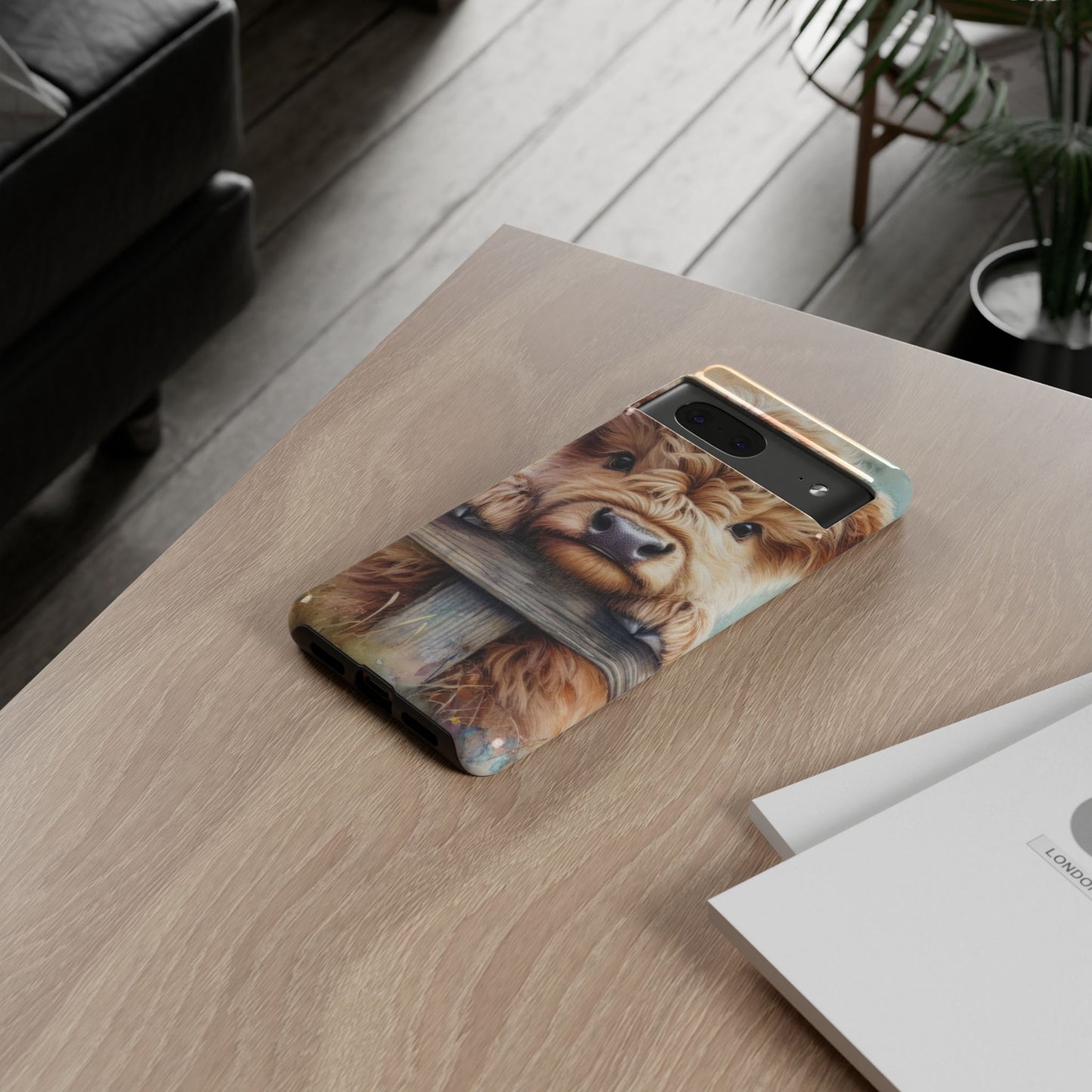 Tough Cases - Cute Highland Cow iPhone Case