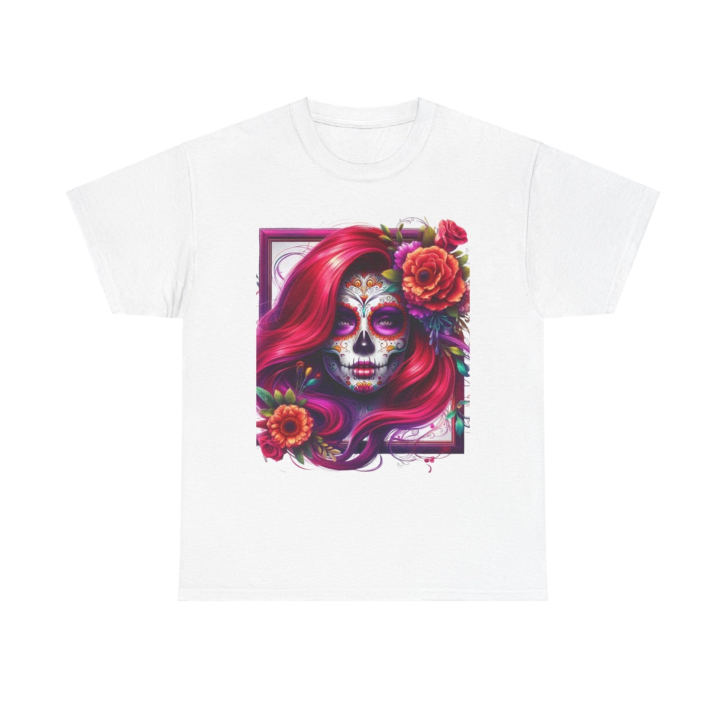 Unisex Heavy Cotton Tee sugar skull