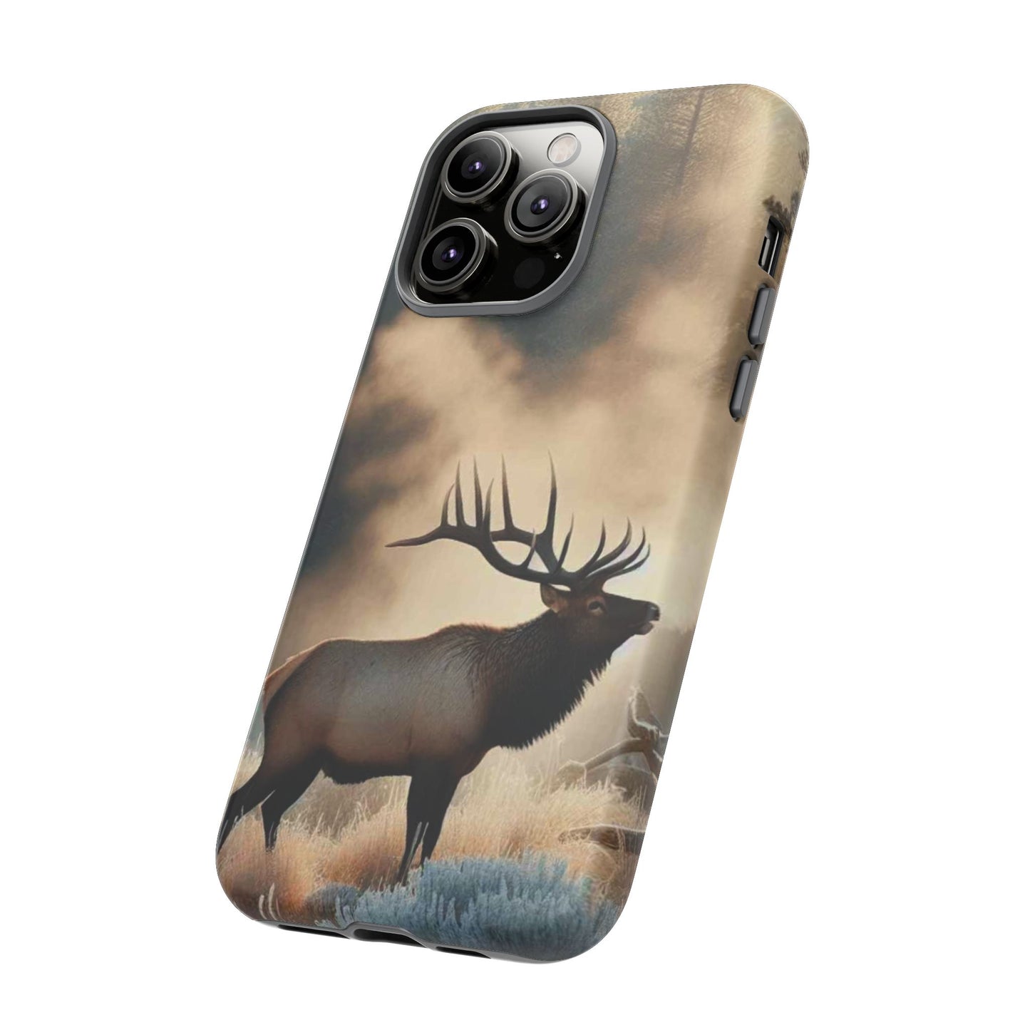Phone Case - Elk on a Frosty Morning Design