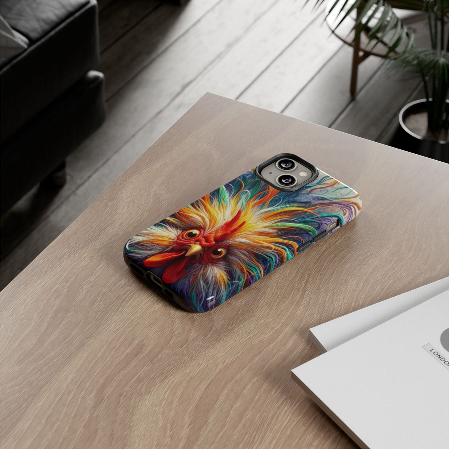 Phone Case - Frazzled Feather Friend Tough Case
