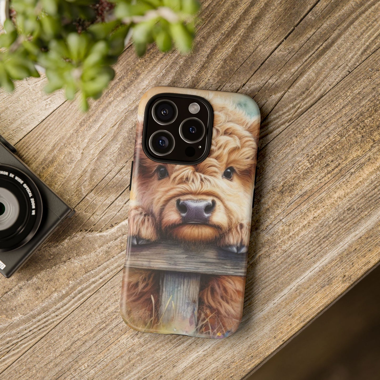 Tough Cases - Cute Highland Cow iPhone Case
