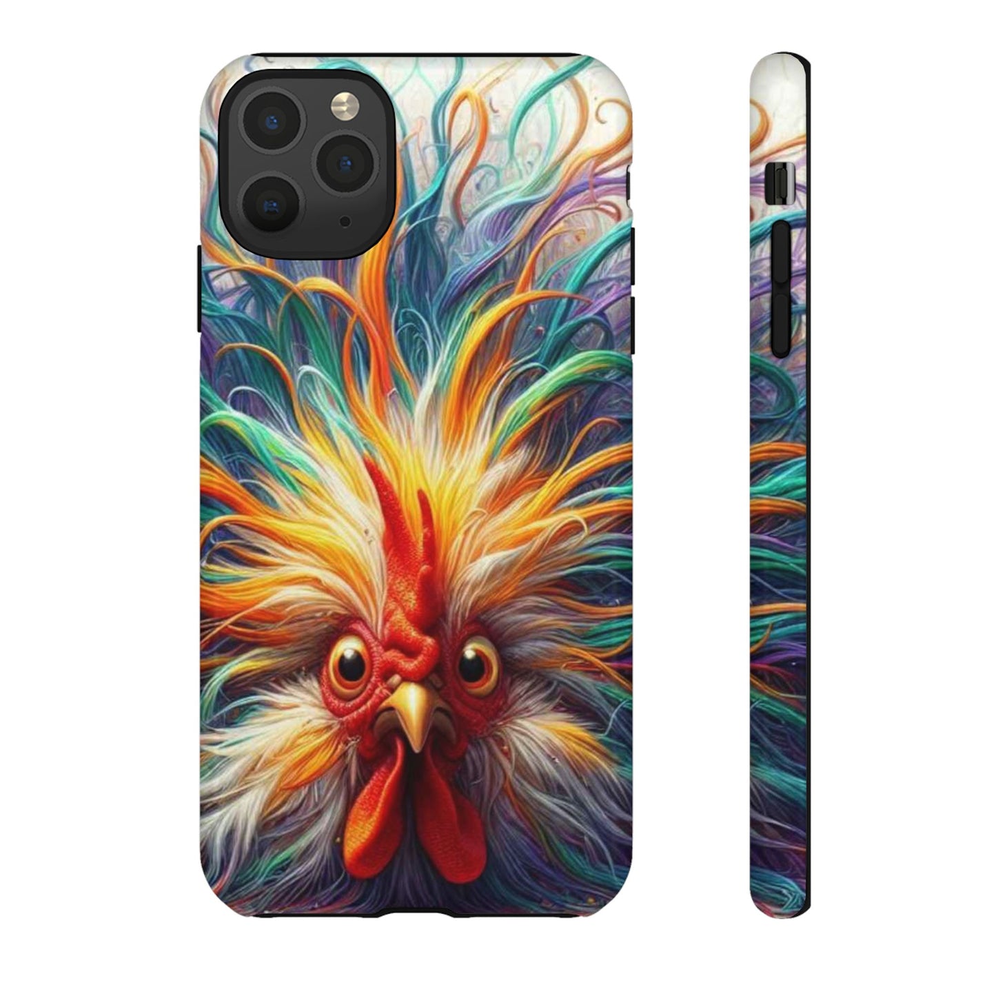 Phone Case - Frazzled Feather Friend Tough Case
