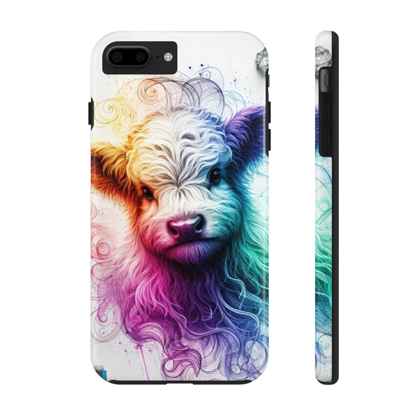 Tough Phone Cases - Cute Cow
