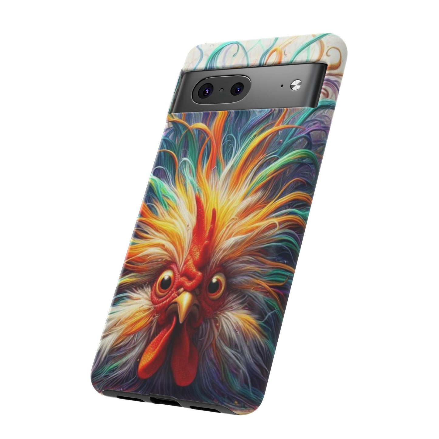 Phone Case - Frazzled Feather Friend Tough Case