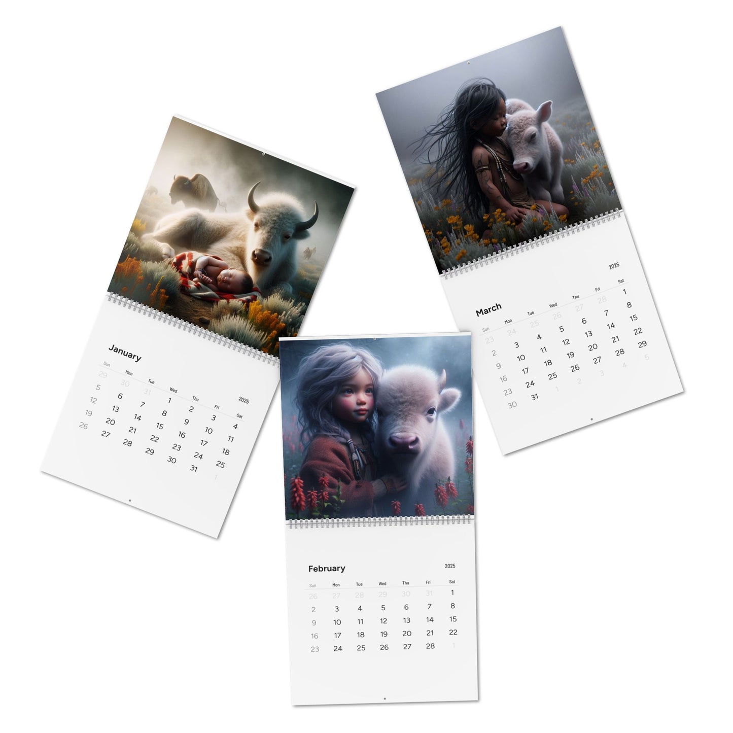 Sacred Time in Life Standard Wall Calendar (2025)