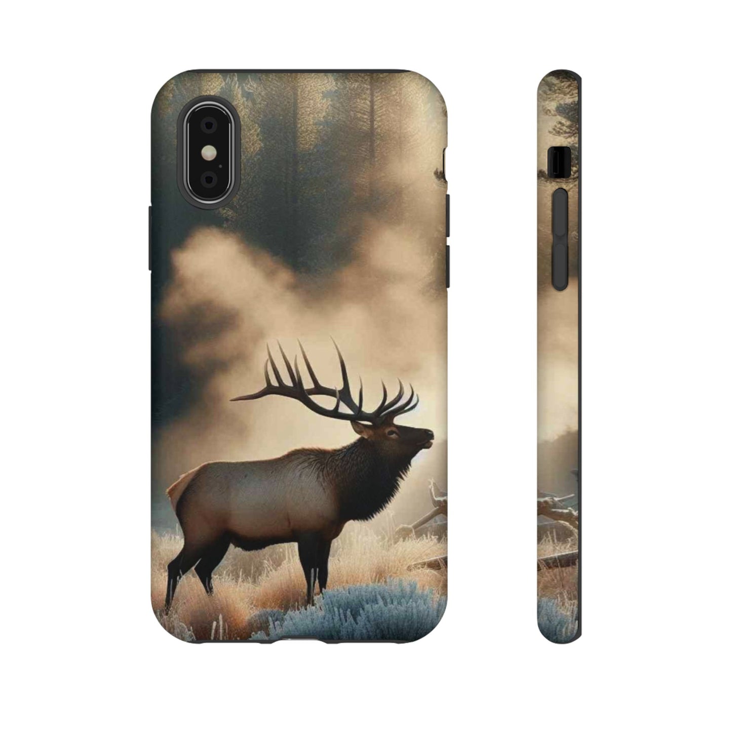 Phone Case - Elk on a Frosty Morning Design