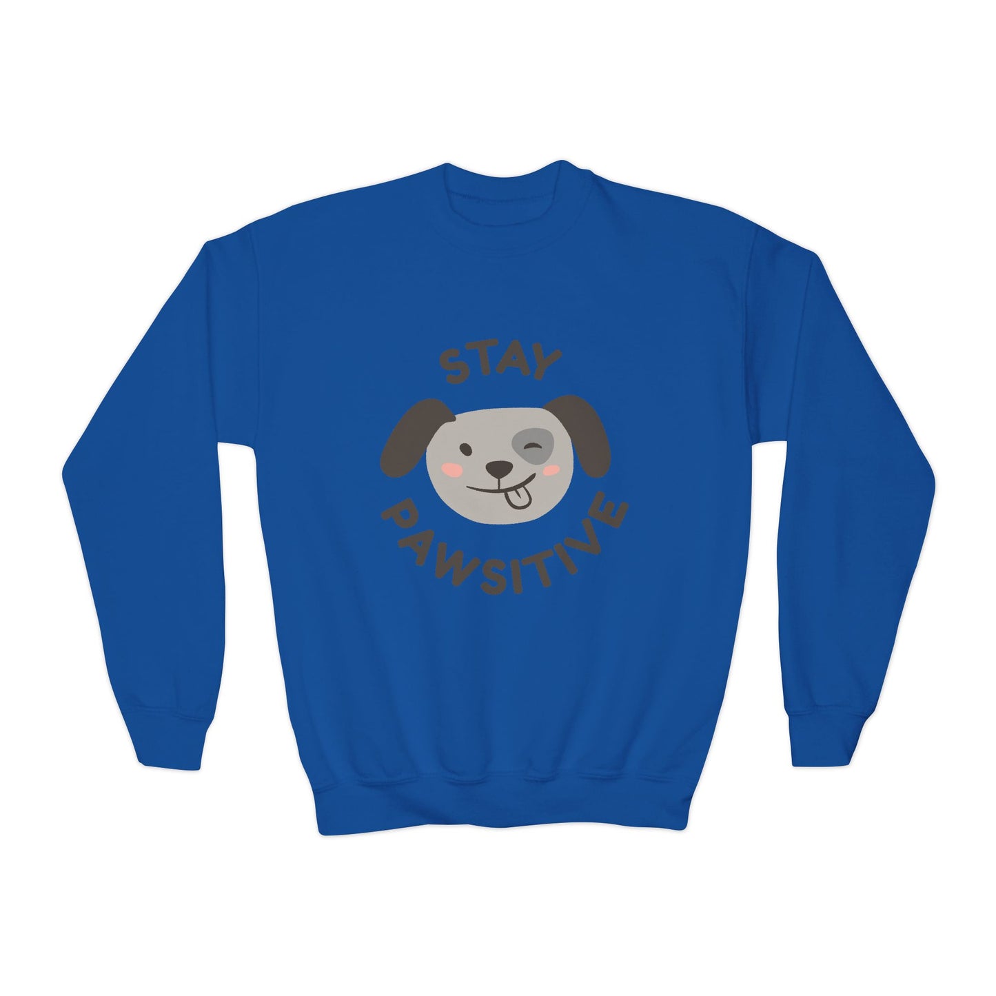 Stay Pawsitive Youth Sweatshirt