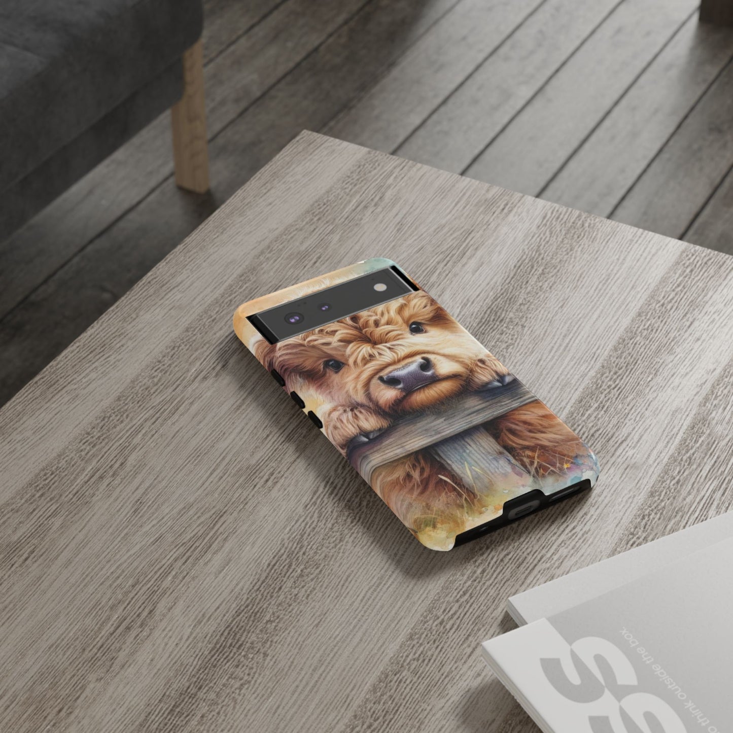 Tough Cases - Cute Highland Cow iPhone Case