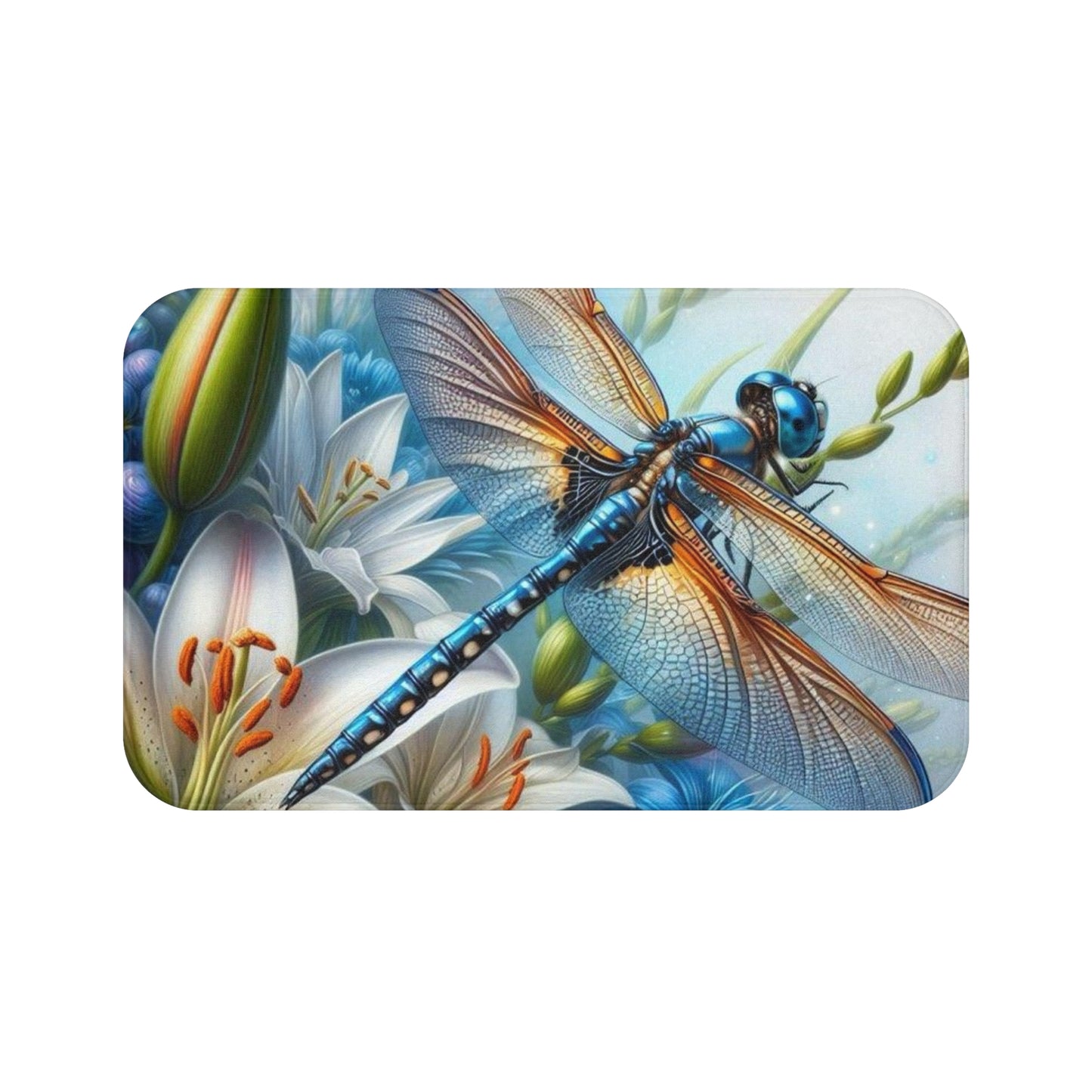 Bath Mat dragonfly