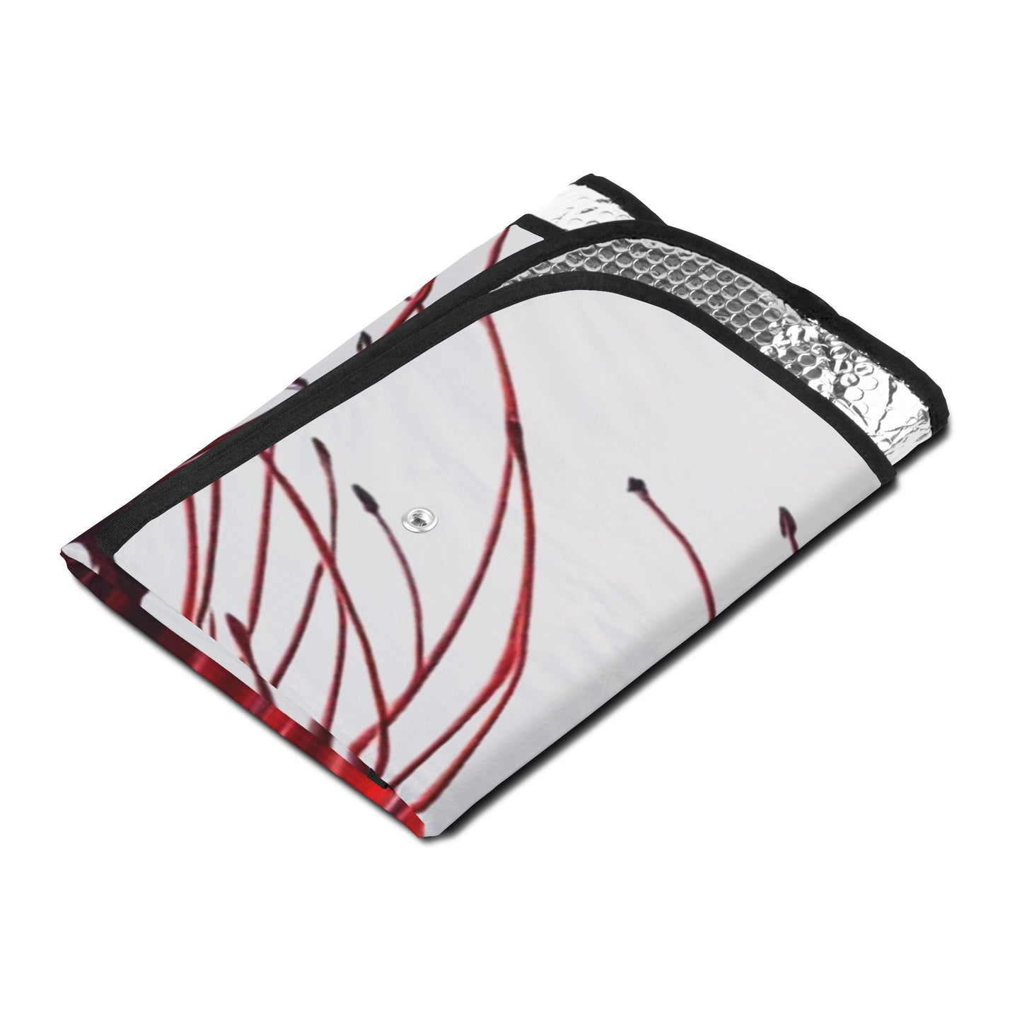 Car Sun Shades - Japanese Red Spider Lily Sword Design