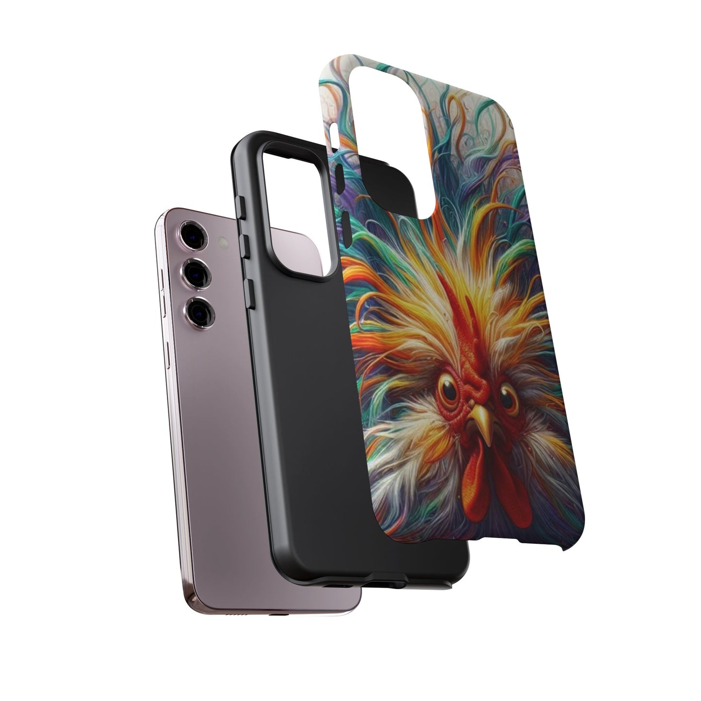 Phone Case - Frazzled Feather Friend Tough Case